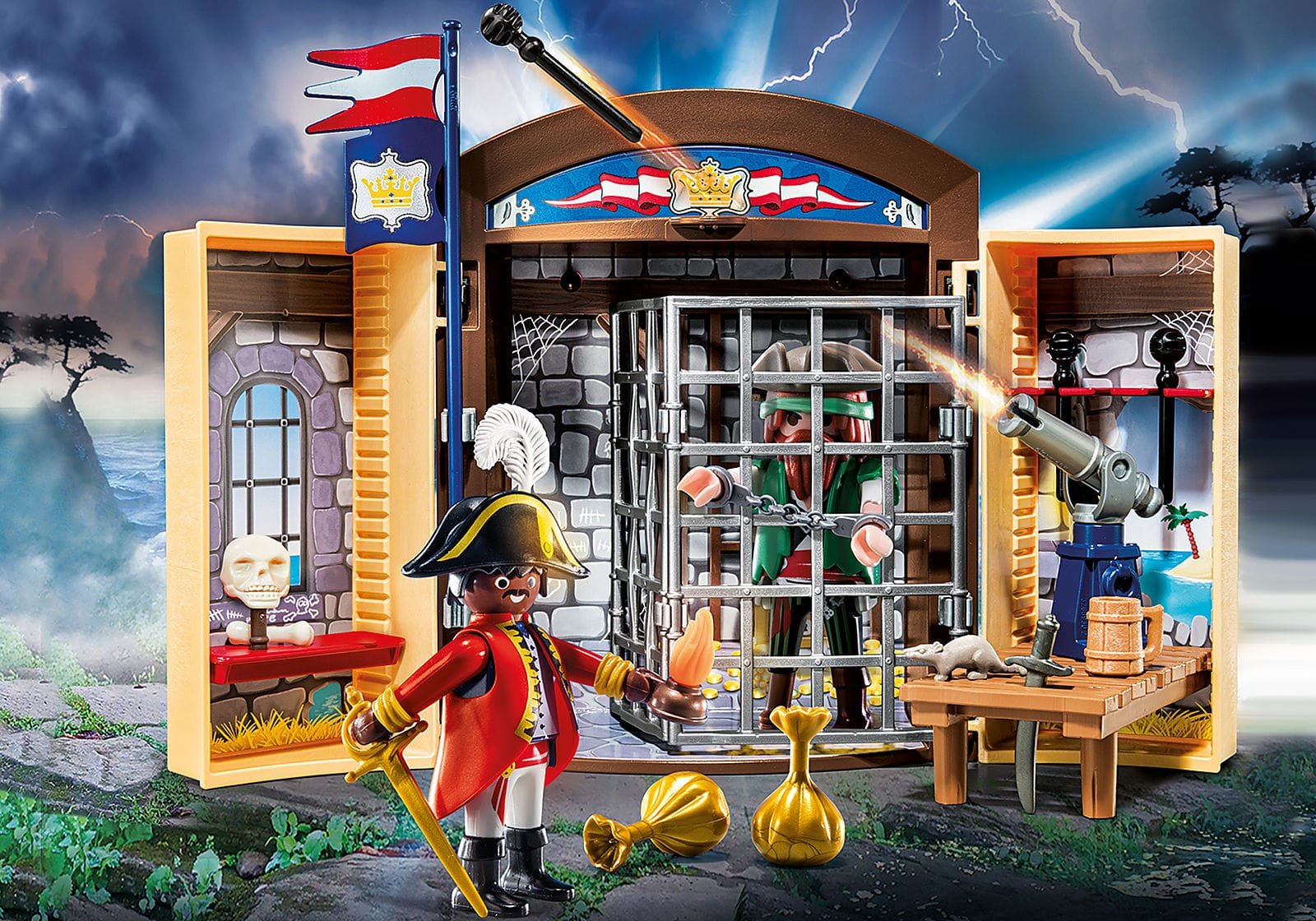 Playmobil 70506 Pirate Adventure Play Box เพลย์บ๊อกซ์ โจรสลัดผจญภัย