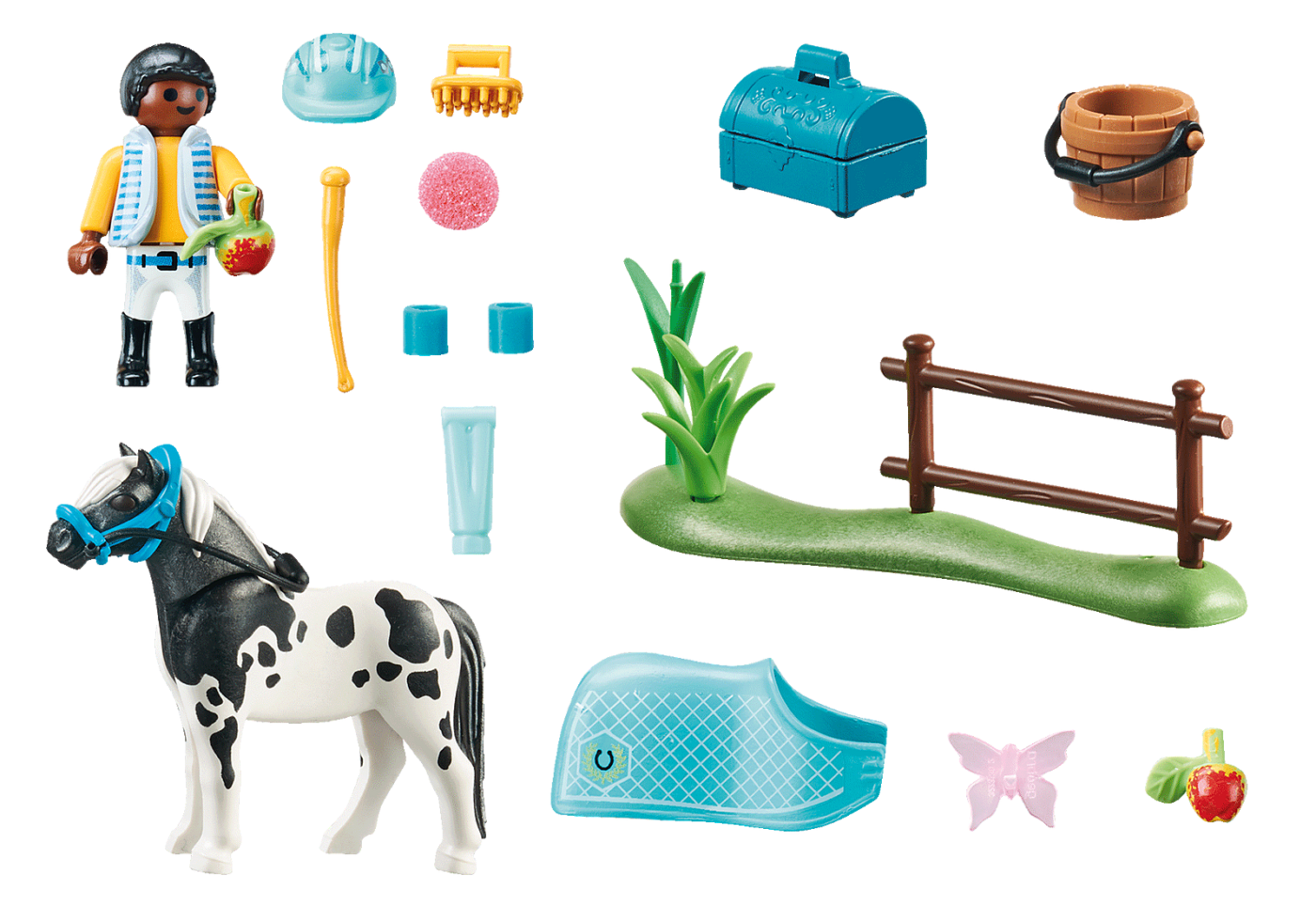 Playmobil 70515 Pony Farm Collectible Lewitzer Pony โพนีฟาร์ม คอลเลกชั่นม้าเลวิตเซอร์ - Image 3