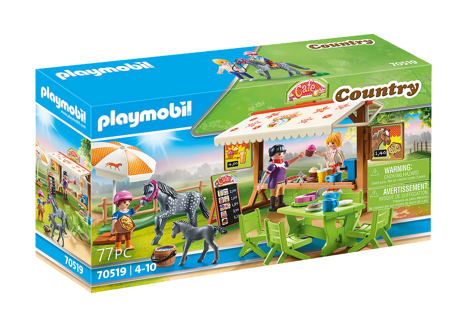 Playmobil 70519 Pony Farm Pony Café โพนีฟาร์ม โพนี่ คาเฟ่ - Image 2