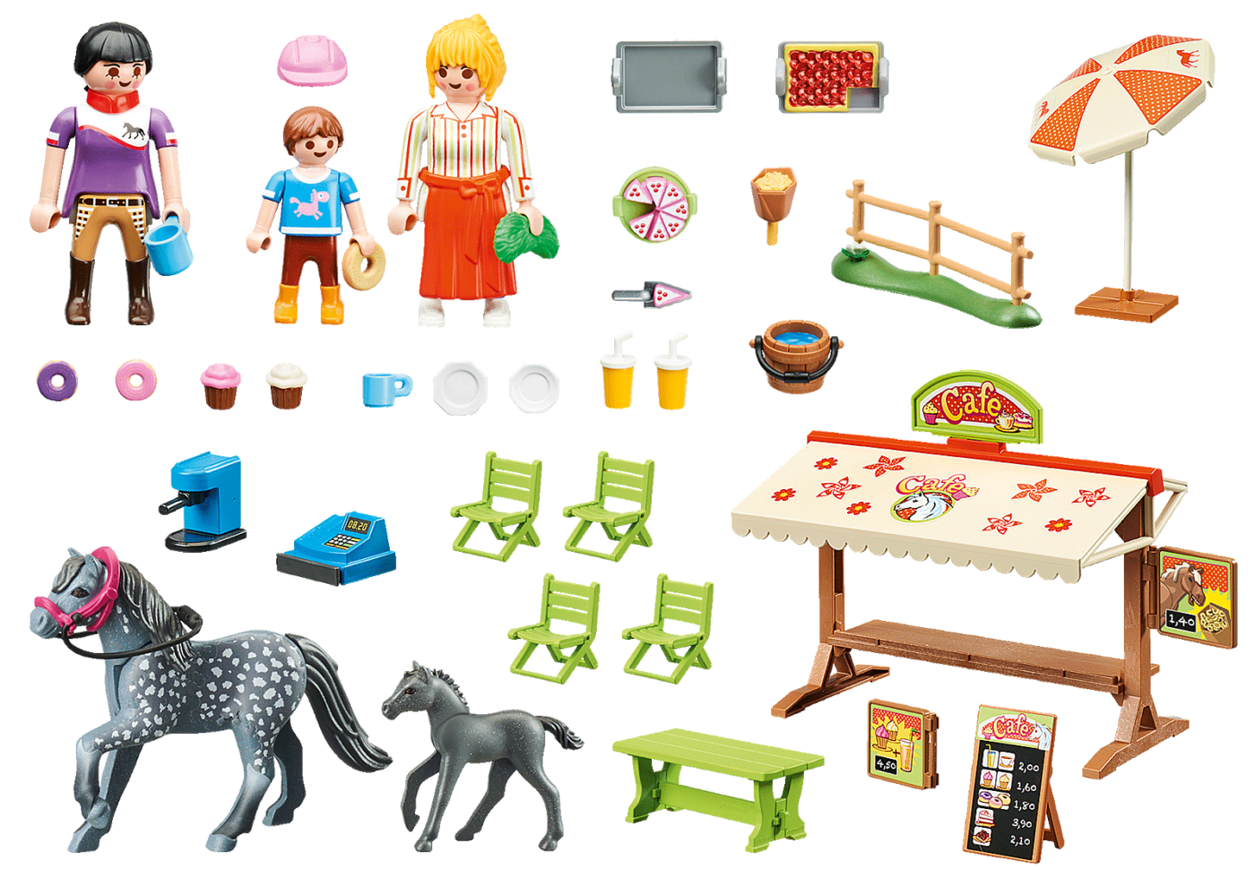 Playmobil 70519 Pony Farm Pony Café โพนีฟาร์ม โพนี่ คาเฟ่ - Image 3