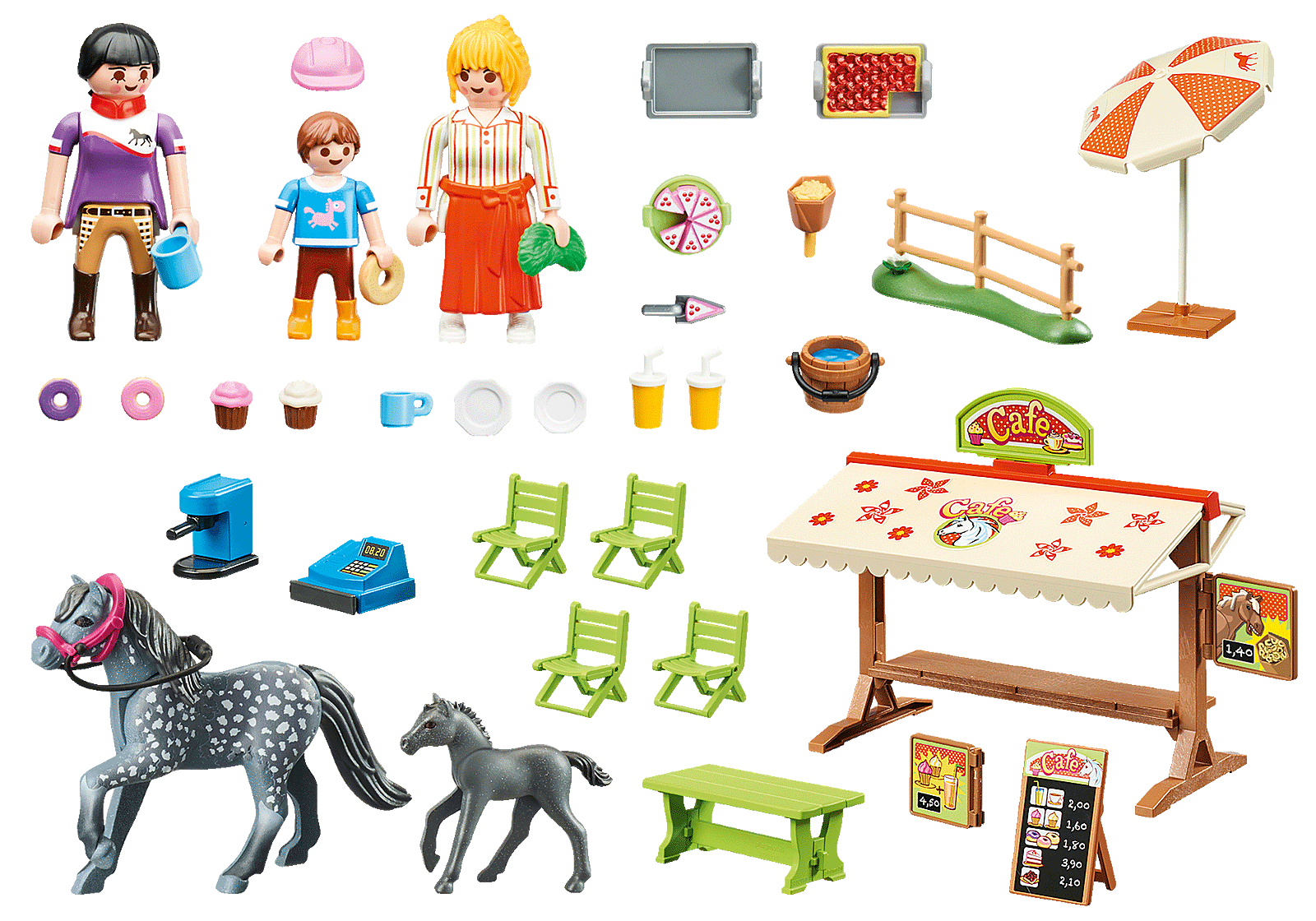 Playmobil 70519 Pony Farm Pony Café โพนีฟาร์ม โพนี่ คาเฟ่ - Image 3