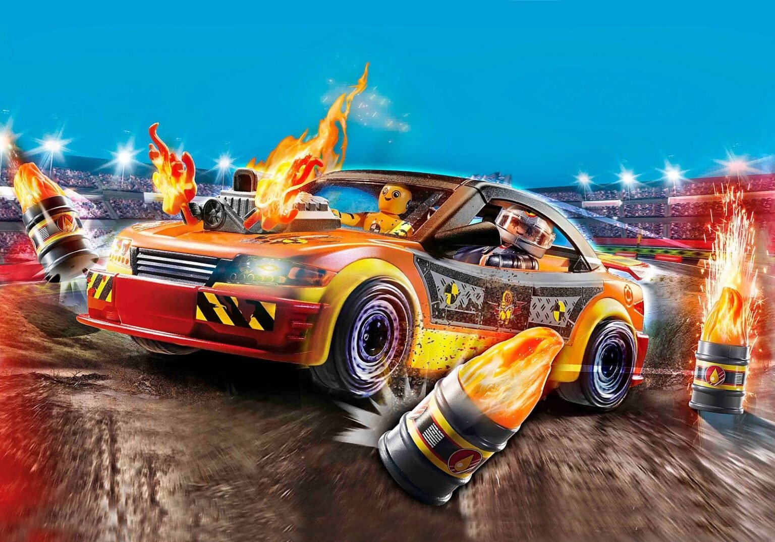 Playmobil 70551 Stunt Show Crash Car สตั๊นท์โชว์ รถแข่ง