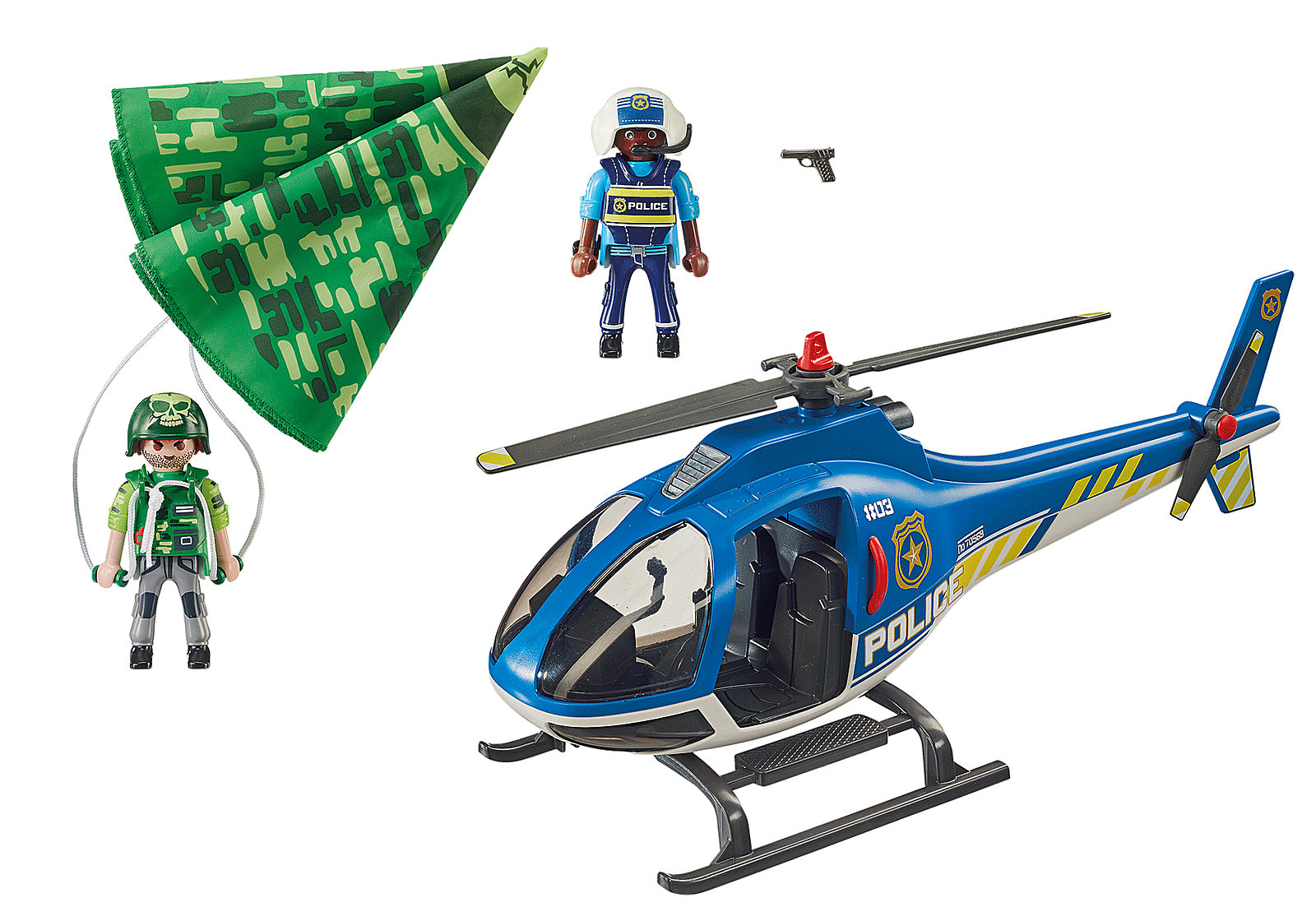 Playmobil 70569 Police Parachute Search ตำรวจ โดดร่มหลบหนี - Image 3