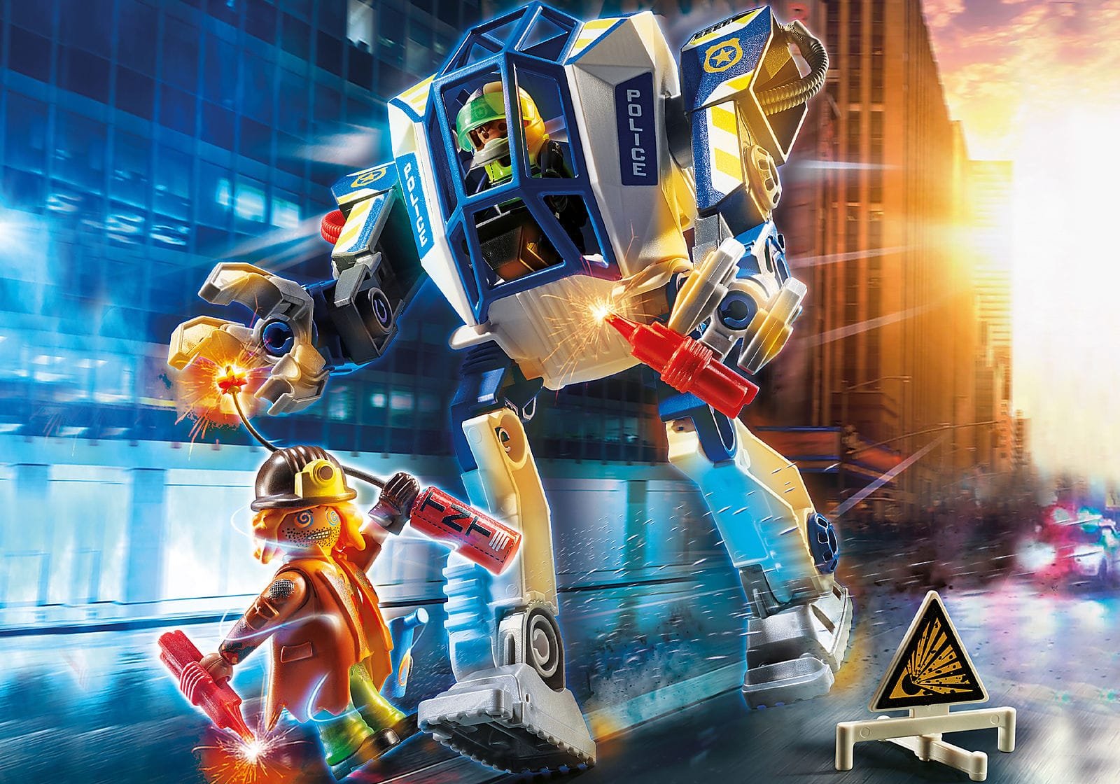 Playmobil 70571 Police Special Operations Police Robot ตำรวจ หุ่นยนต์ตำรวจปฏิบัติการพิเศษ