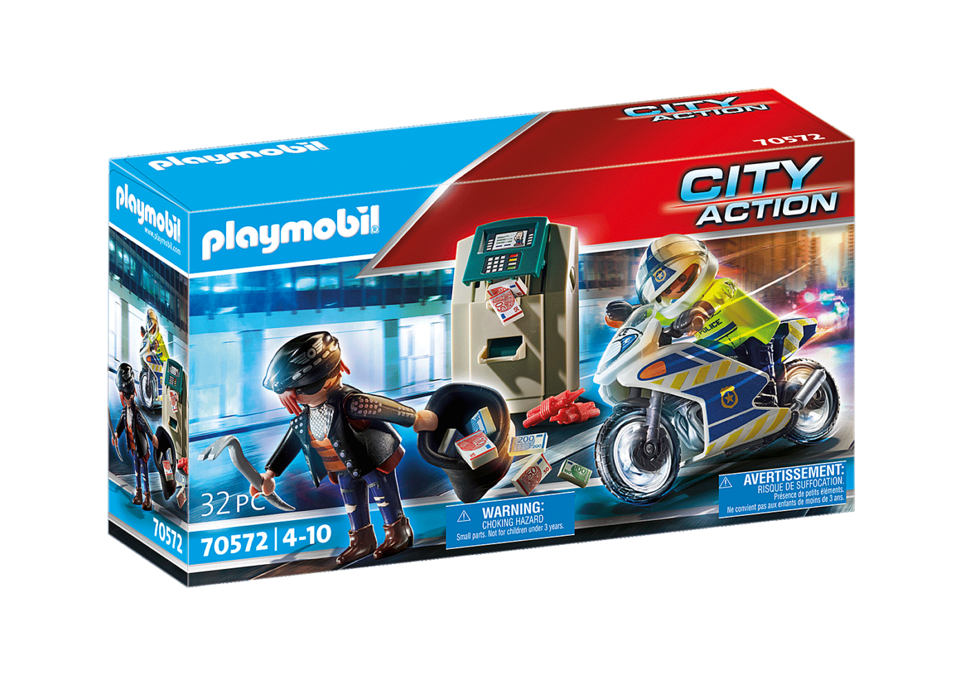 Alternative view of Playmobil 70572 Police Bank Robber Chase ตำรวจ ไล่ล่าโจรปล้นธนาคาร