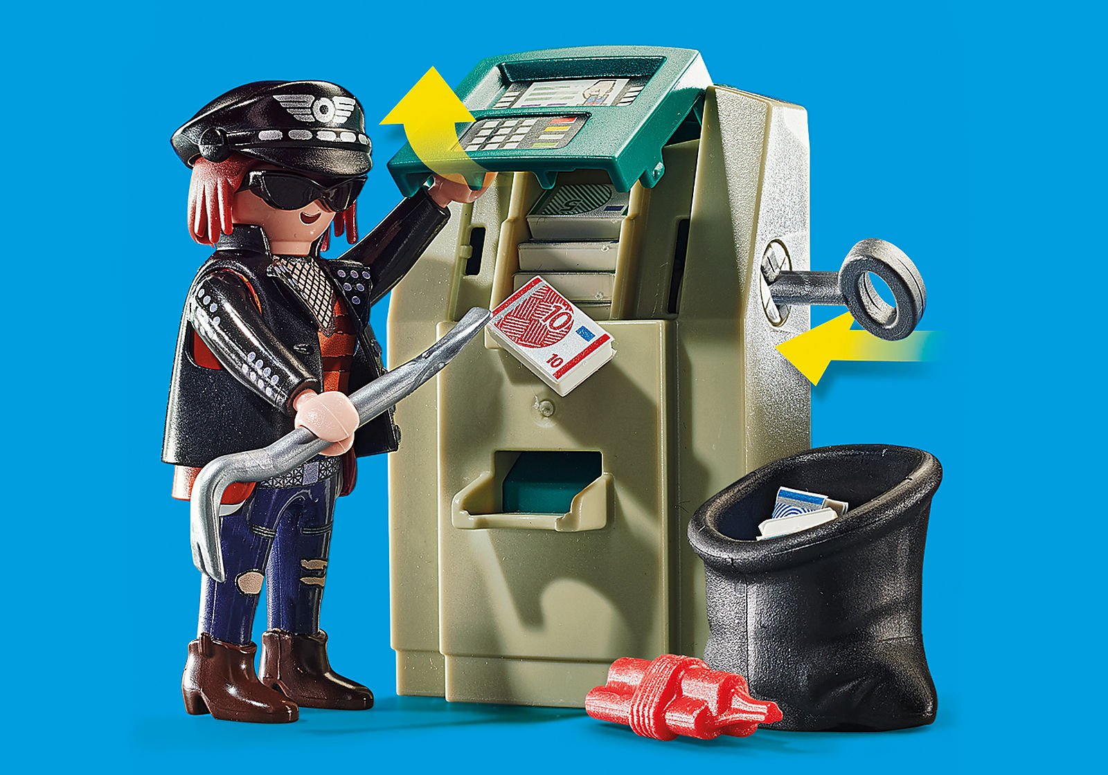 Playmobil 70572 Police Bank Robber Chase ตำรวจ ไล่ล่าโจรปล้นธนาคาร - Image 4