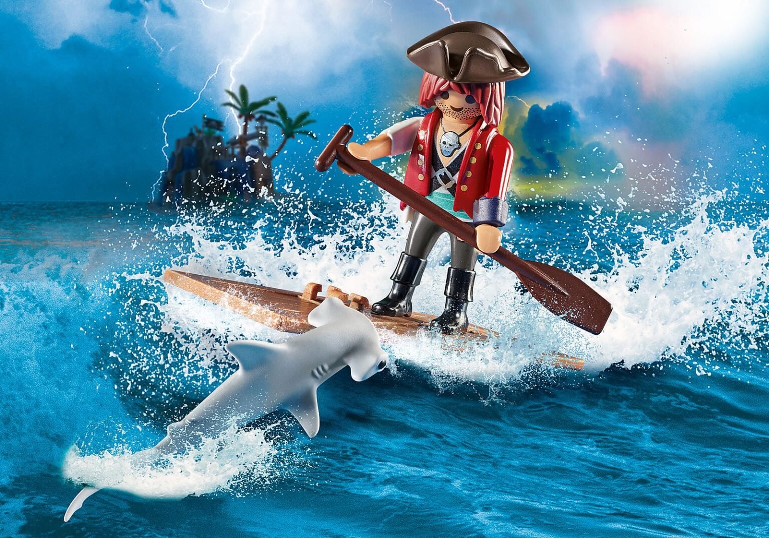 Playmobil 70598 Special Plus Pirate with Raft สเปเชียล โจรสลัดกับแพ