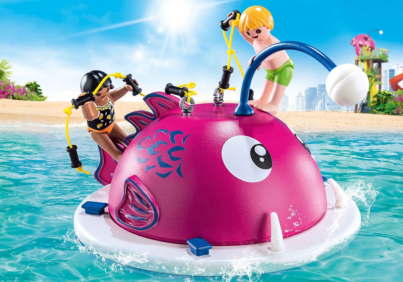 Playmobil 70613 AQUA Park Swimming Island อควา พาร์ค เกาะลอยน้ำ - Image 5
