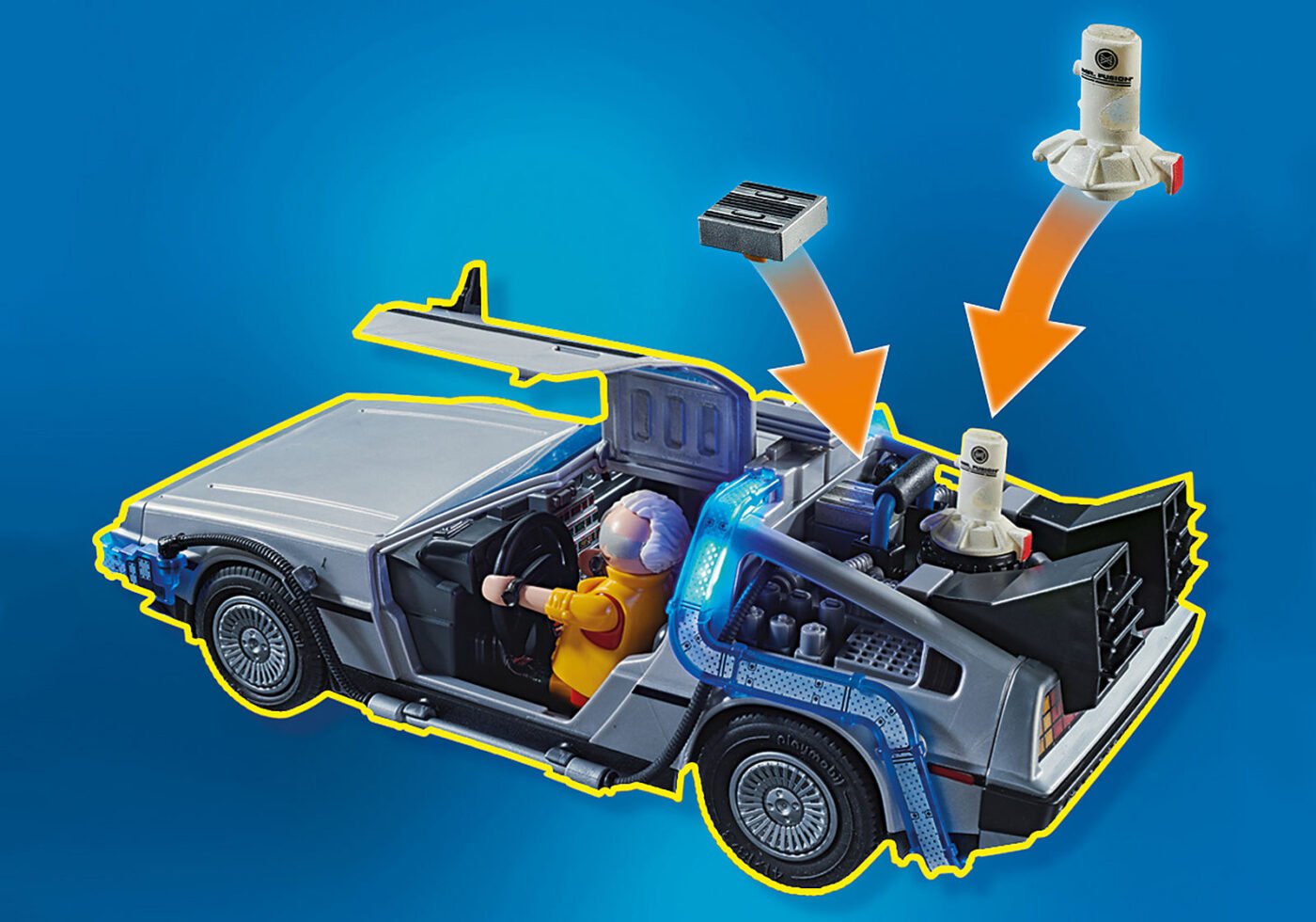 Playmobil 70634 Back to the Future Part II Verfolgung mit Hoverboard แบคทูเดอะฟิวเจอร์ โฮเวอร์บอร์ด เชส - Image 4