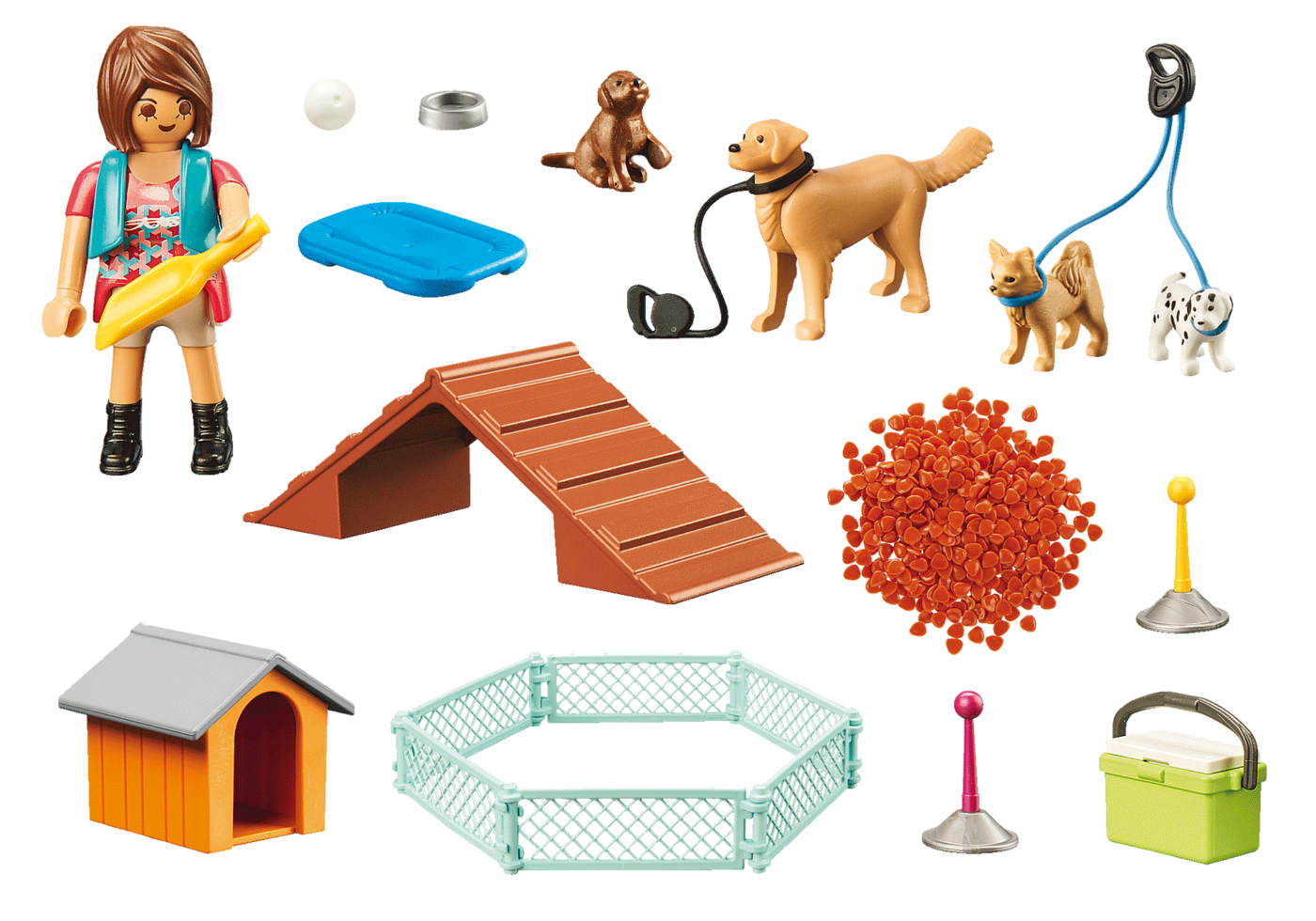 Playmobil 70676 Dog Trainer Gift Set ชุดของขวัญ เทรนเนอร์สุนัข - Image 3
