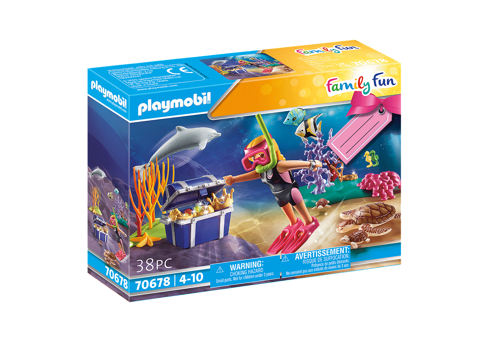 Playmobil 70678 Treasure Diver Gift Set ชุดของขวัญ นักประดาน้ำหาสมบัติ - Image 2
