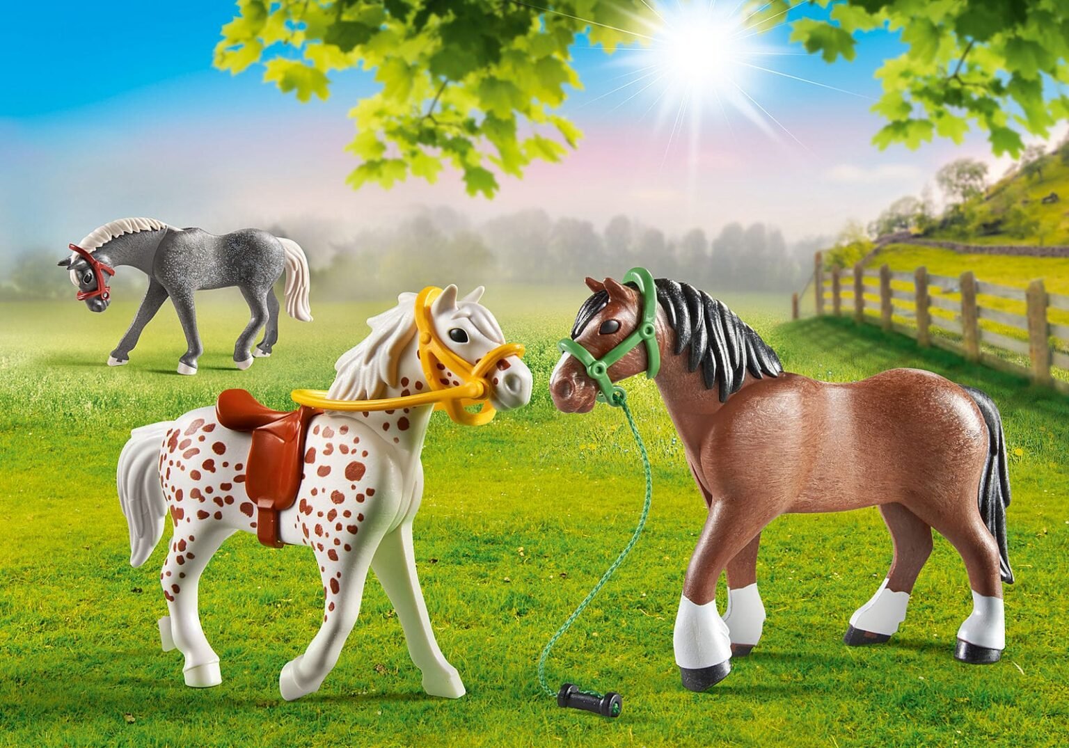 Playmobil 70683 Pony Farm Pony Set โพนีฟาร์ม เซ็ตโพนี่ 3 ตัว