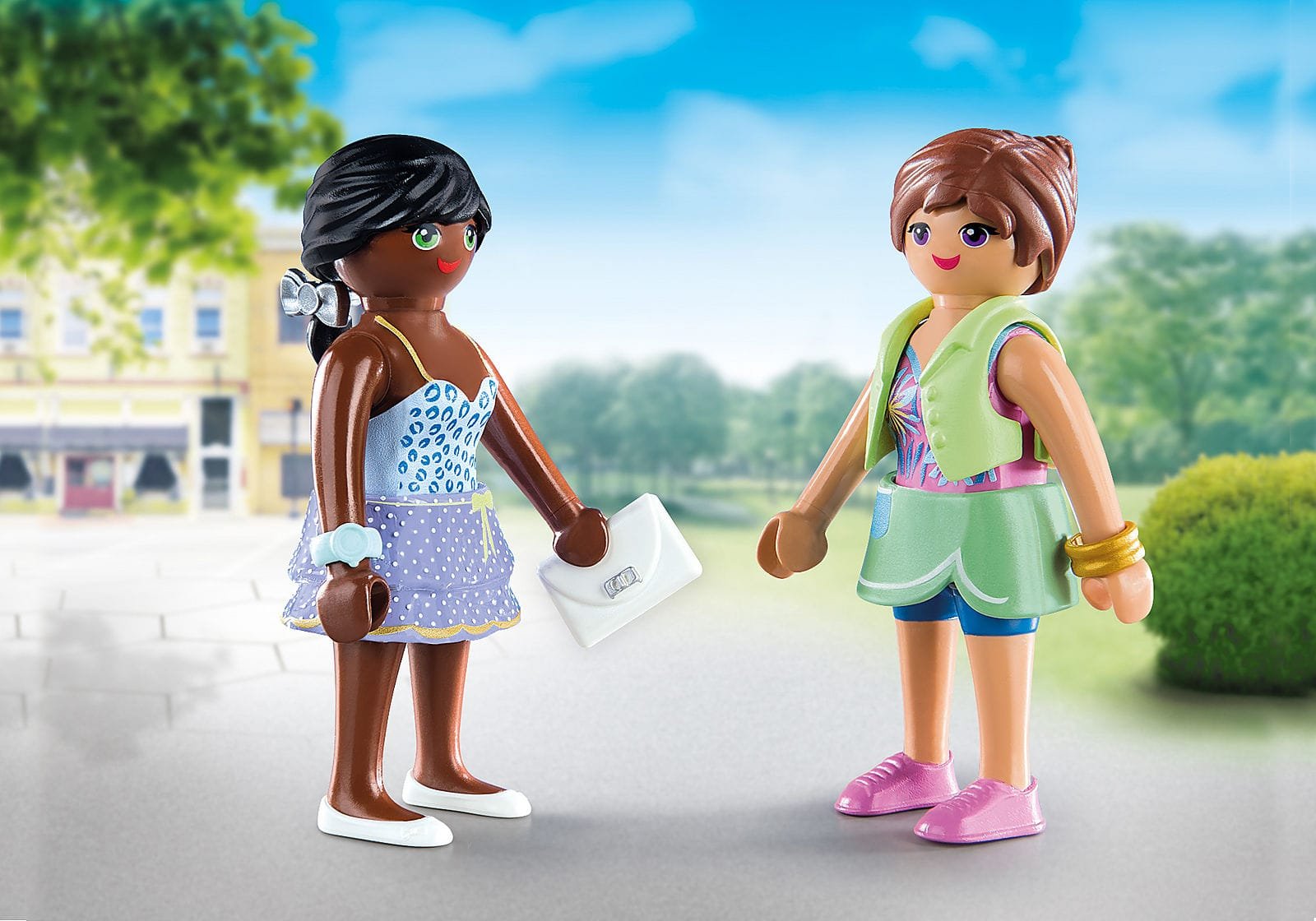 Playmobil 70691 Duo Pack Shoppers ดูโอ้ สาวนักช้อปปิ้ง