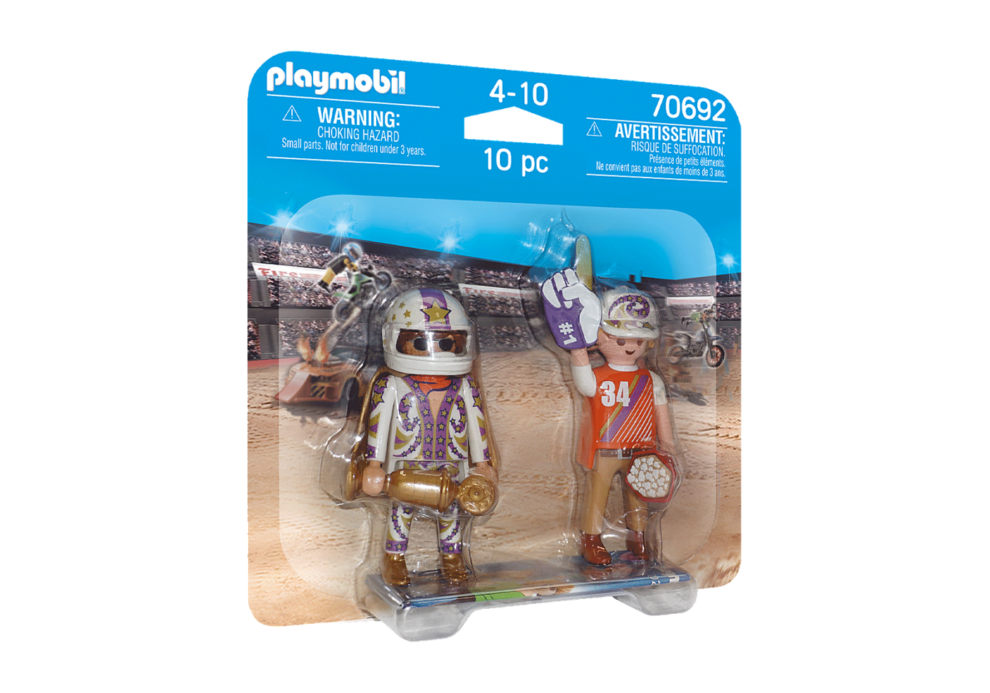 Alternative view of Playmobil 70692 Duo Pack Stunt Show Team ดูโอ้ ทีมสตั๊นท์โชว์