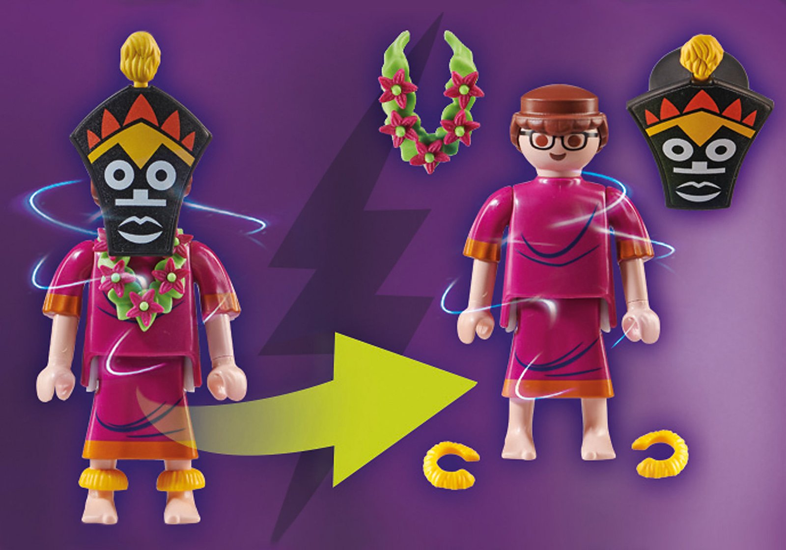 Playmobil 70707 SCOOBY-DOO! Adventure with Witch Doctor ของเล่นบทบาทสมมติ สคูบี้ดู! ผจญภัยไปกับหมอผี - Image 3