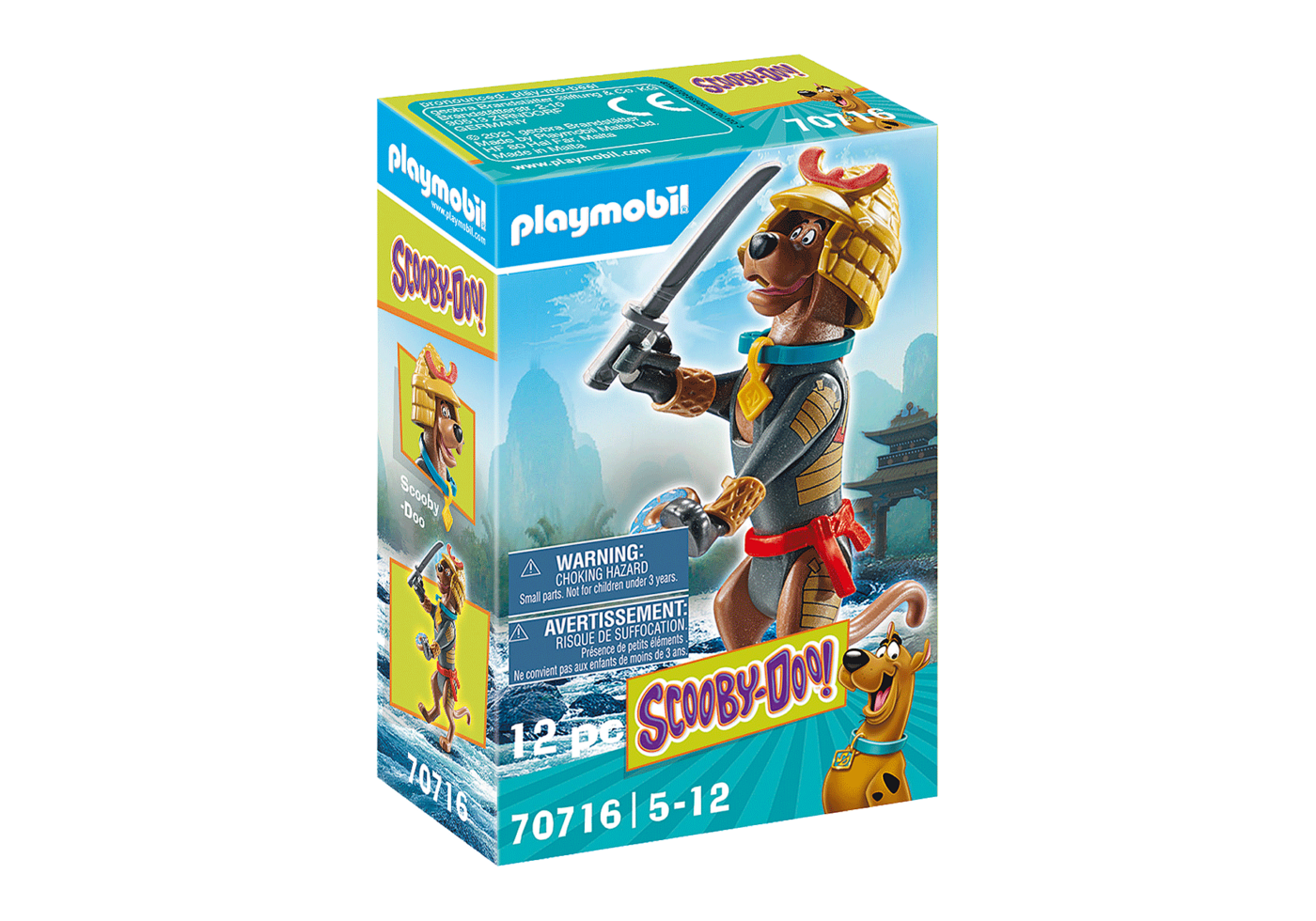 Alternative view of Playmobil 70716 SCOOBY-DOO! Collectible Samurai Figure สคูบี้ดู! ชุดซามูไร