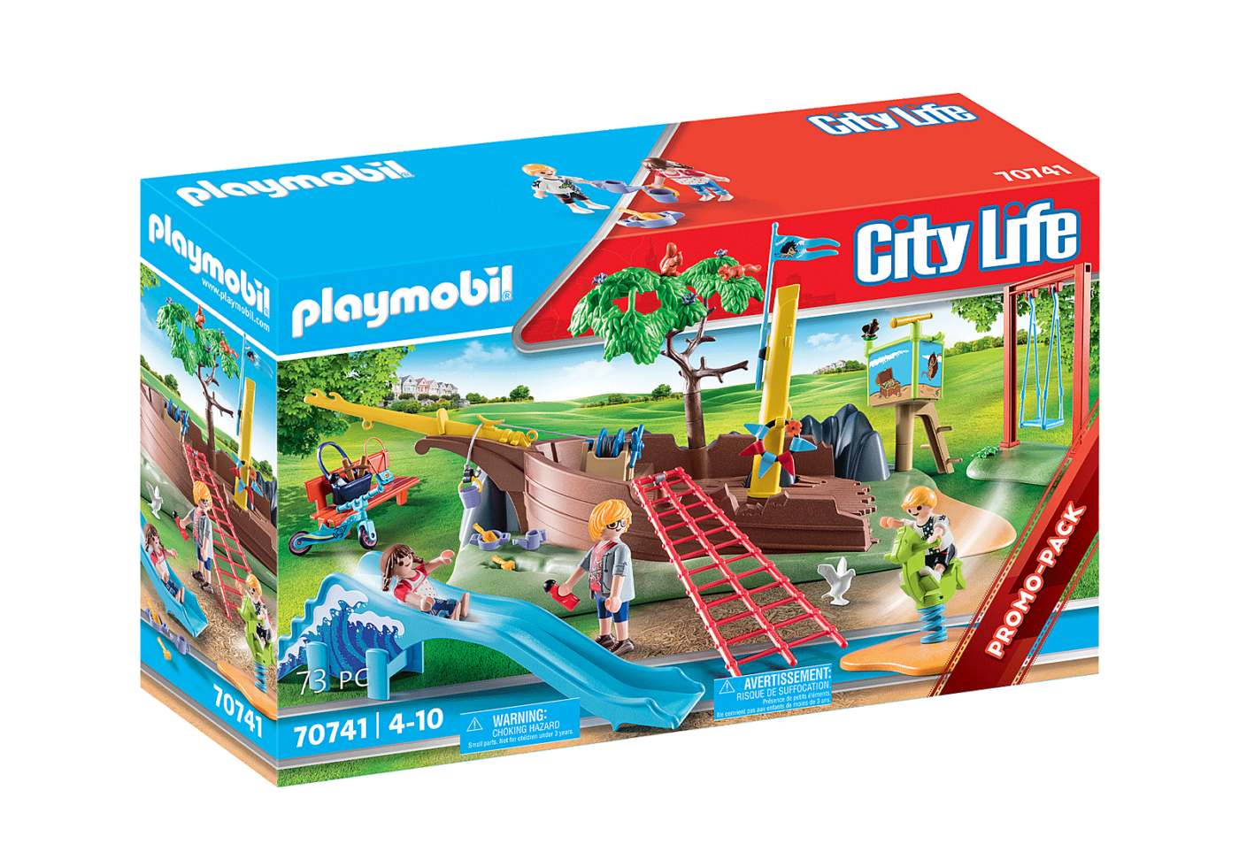 Alternative view of Playmobil 70741 Promo Pack Playground Adventure with Shipwreck โปรโมแพ็ค สนามเด็กเล่นกับซากเรืออับปาง