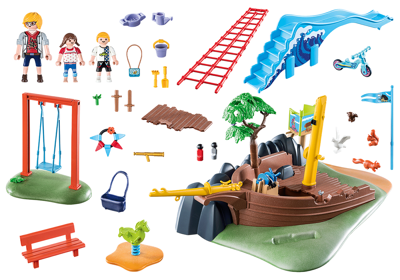 Playmobil 70741 Promo Pack Playground Adventure with Shipwreck โปรโมแพ็ค สนามเด็กเล่นกับซากเรืออับปาง - Image 3