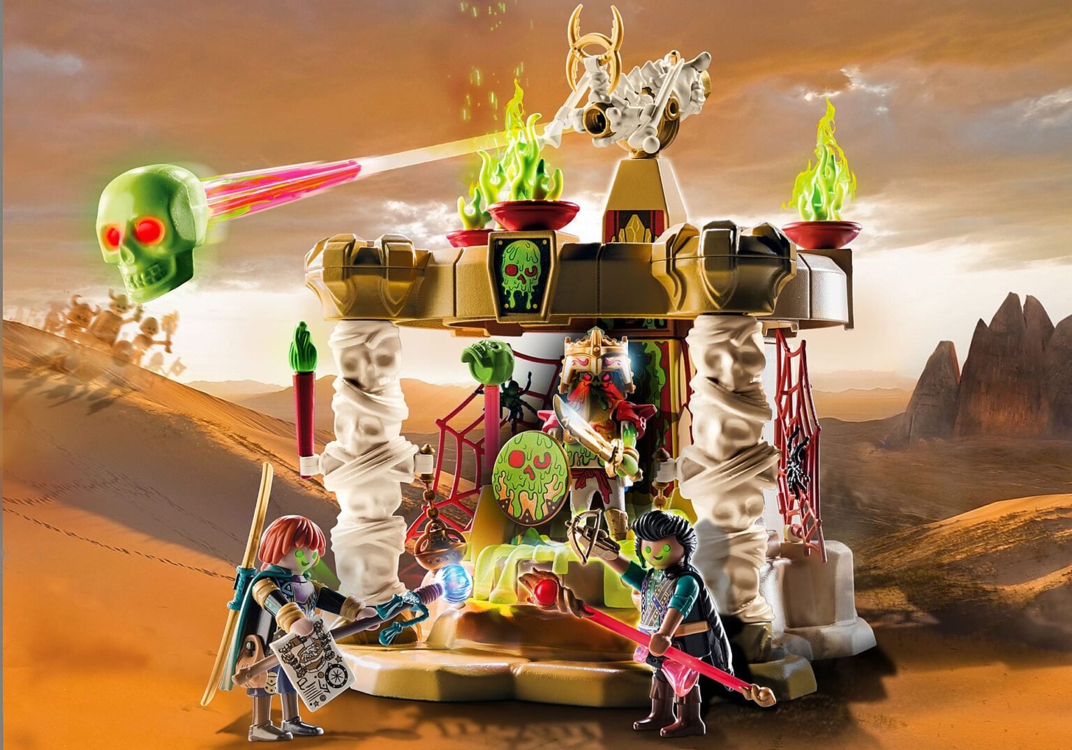Playmobil 70751 Sal'ahari Sands - Skeleton Army Temple โนเวลมอร์ ซาลาฮาริ แซนด์ - วิหารกองทัพโครงกระดูก