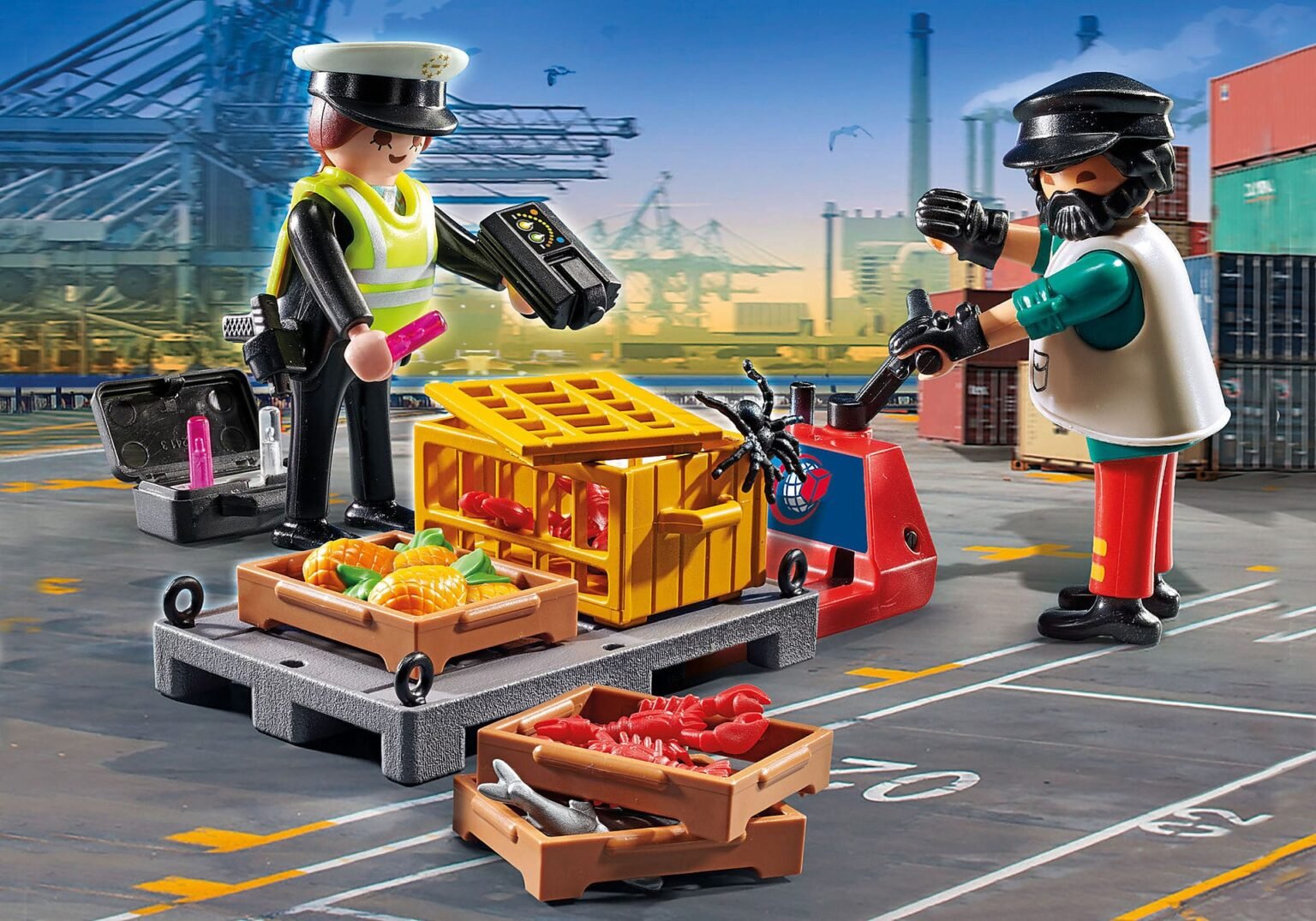 Playmobil 70775 Cargo Customs Check คาร์โก้ ด่านตรวจศุลกากร