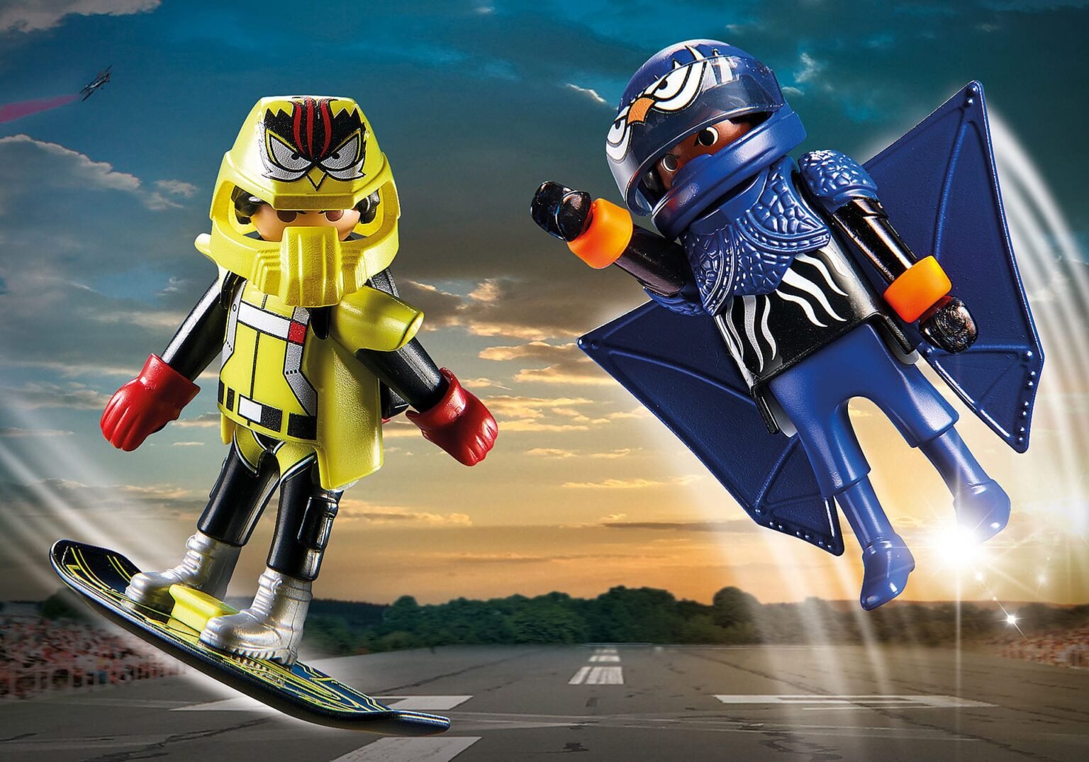 Playmobil 70824 DuoPack Air Stunt Show ดูโอ้ นักผาดโผนทางอากาศ