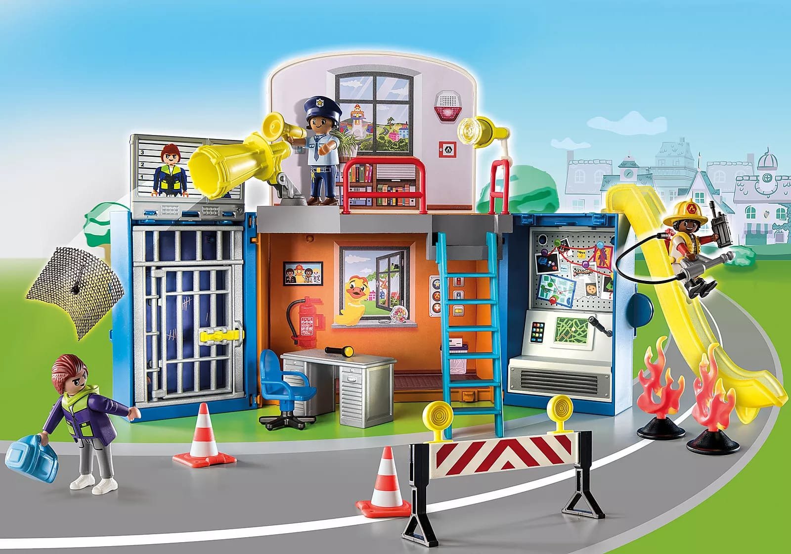 Playmobil 70830 DUCK ON CALL - Mobile Operations Center ศูนย์ปฏิบัติการ