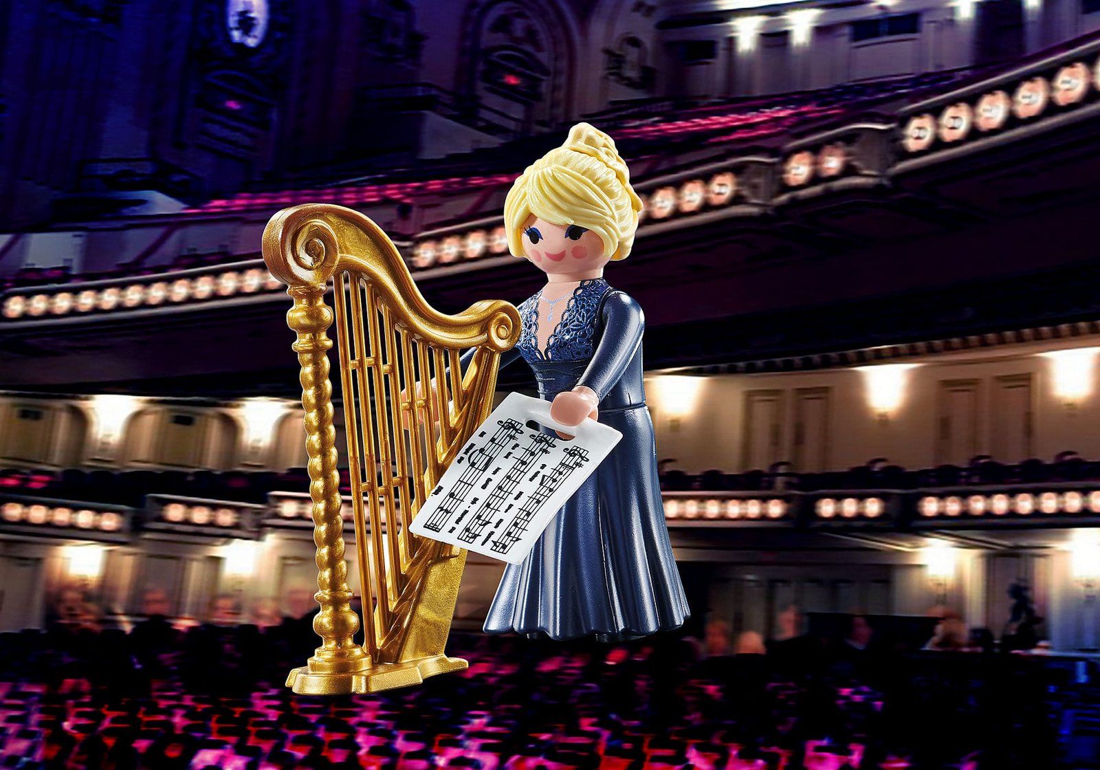 Playmobil 70857 Playmo friends Harpist เฟรนด์ นักเล่นพิณใหญ่