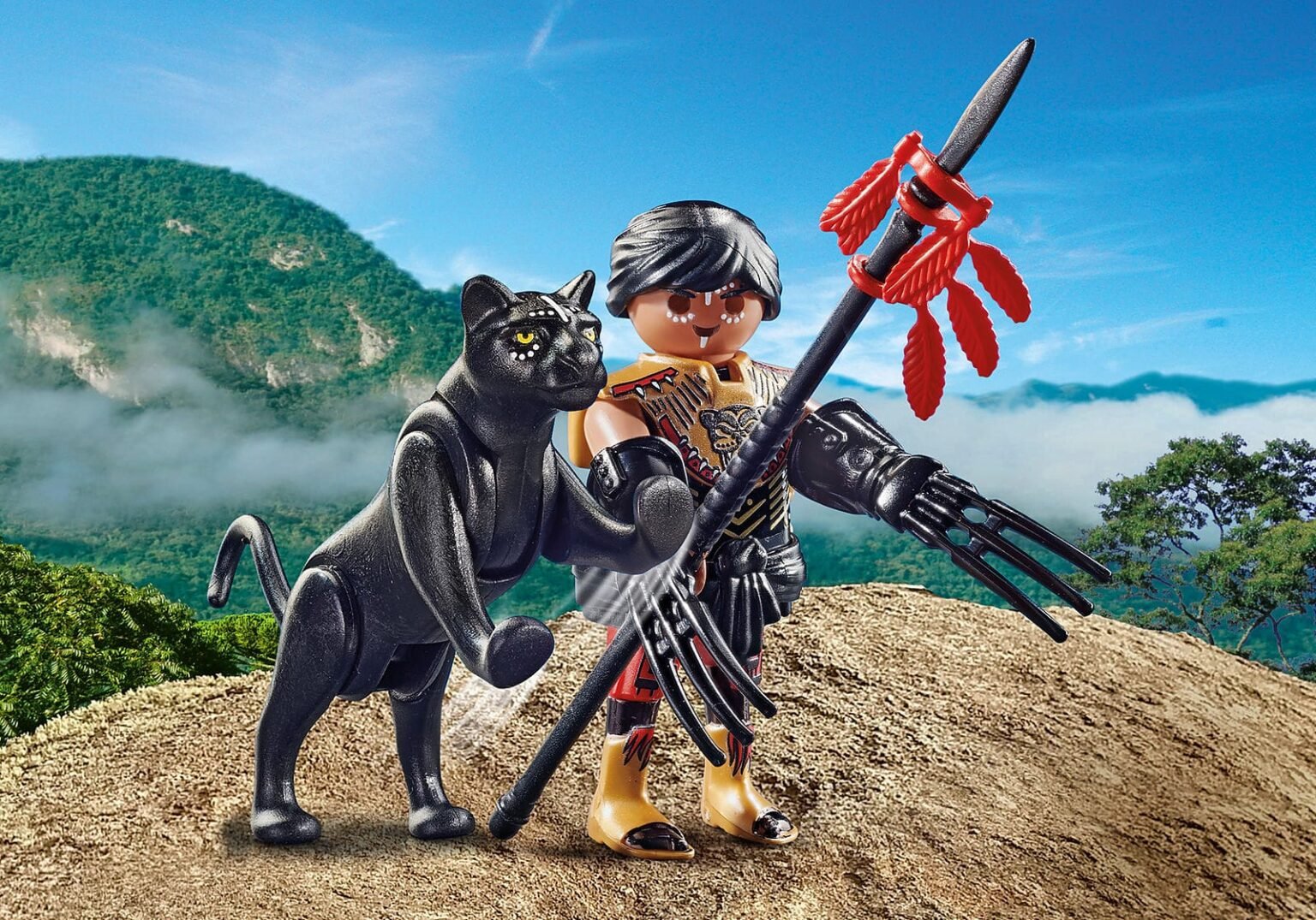 Playmobil 70878 Special Plus Warrior with Panther สเปเชียล นักรบกับเสือดำ
