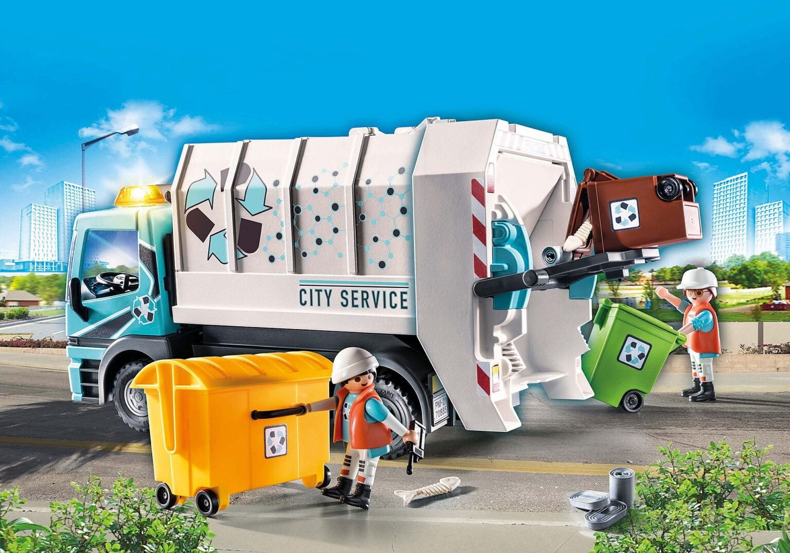 Playmobil 70885 Promo Pack City Recycling Truck โปรโมแพ็ค รถขยะรีไซเค