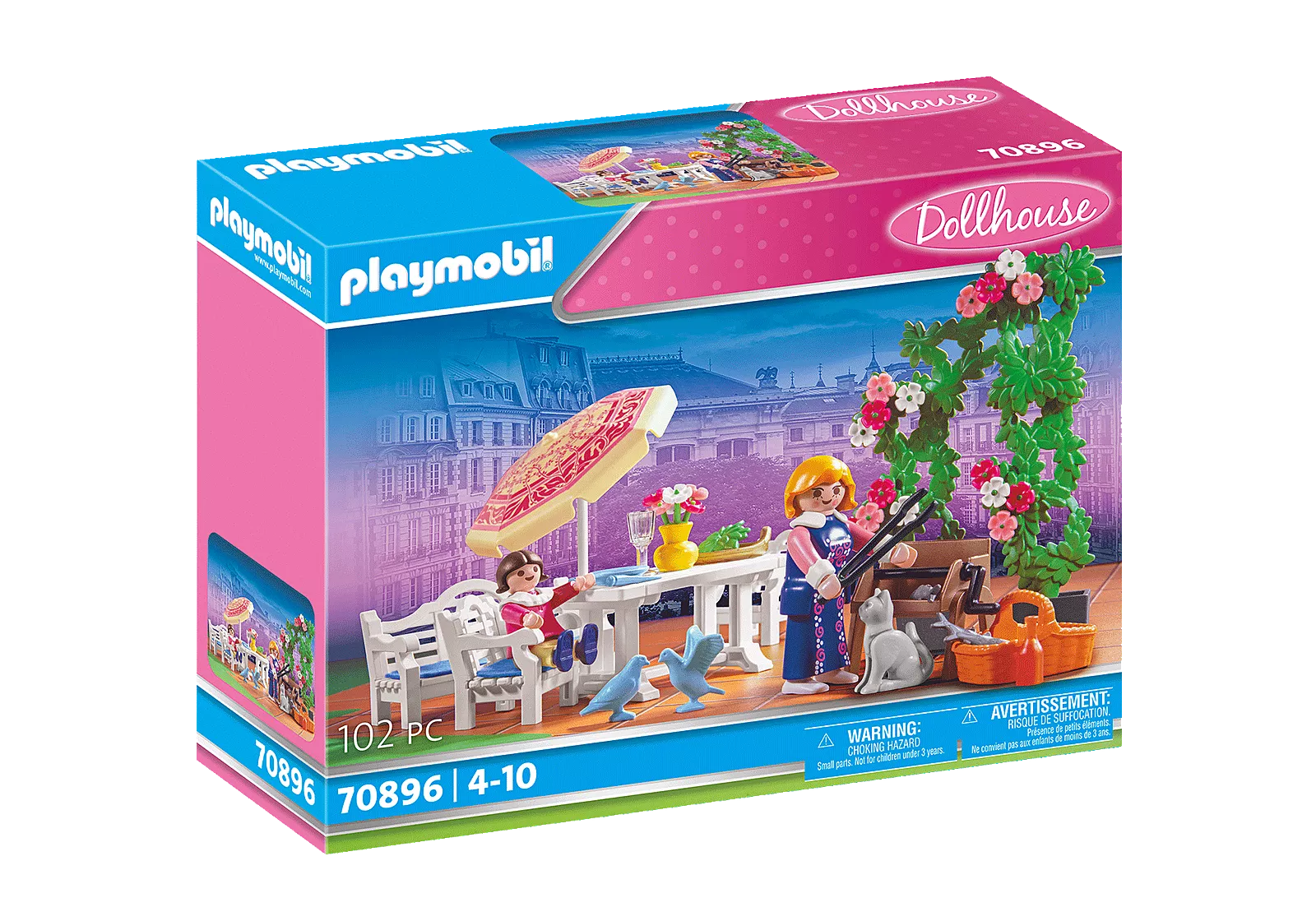 Playmobil 70896 PLAYMOBIL® PLUS Garden Terrace ดอลล์เฮ้าส์วิคตอเรียน ระเบียงสวน - Image 2