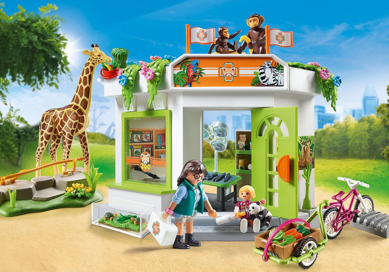 Playmobil 70900 Promo Pack Zoo Veterinary Practice โปรโมแพ็ค สัตวแพทยศาสตร์