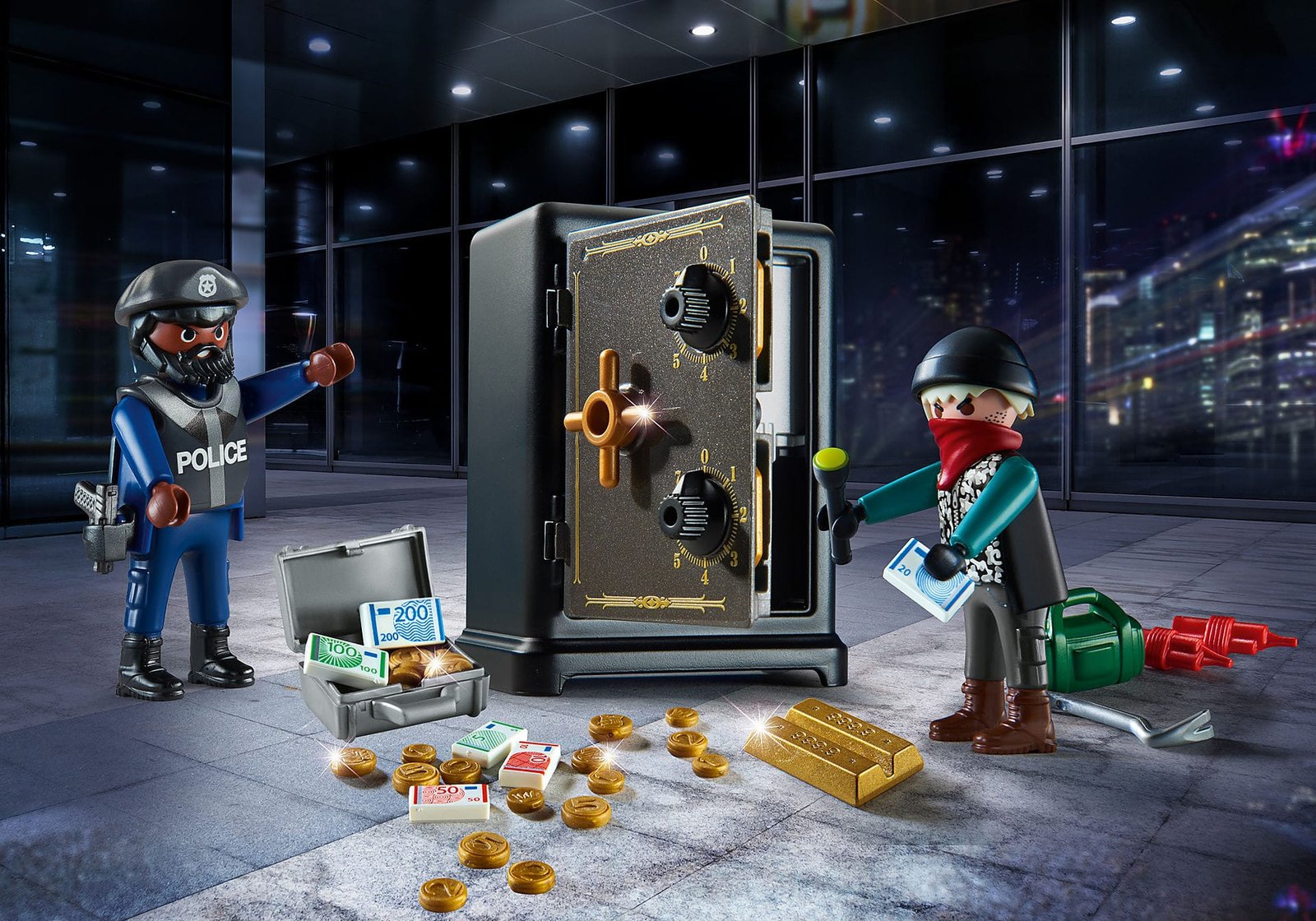 Playmobil 70908 Starter Pack Bank Robbery สตาร์ทเตอร์ แพ็ค การโจรกรรมธนาคาร