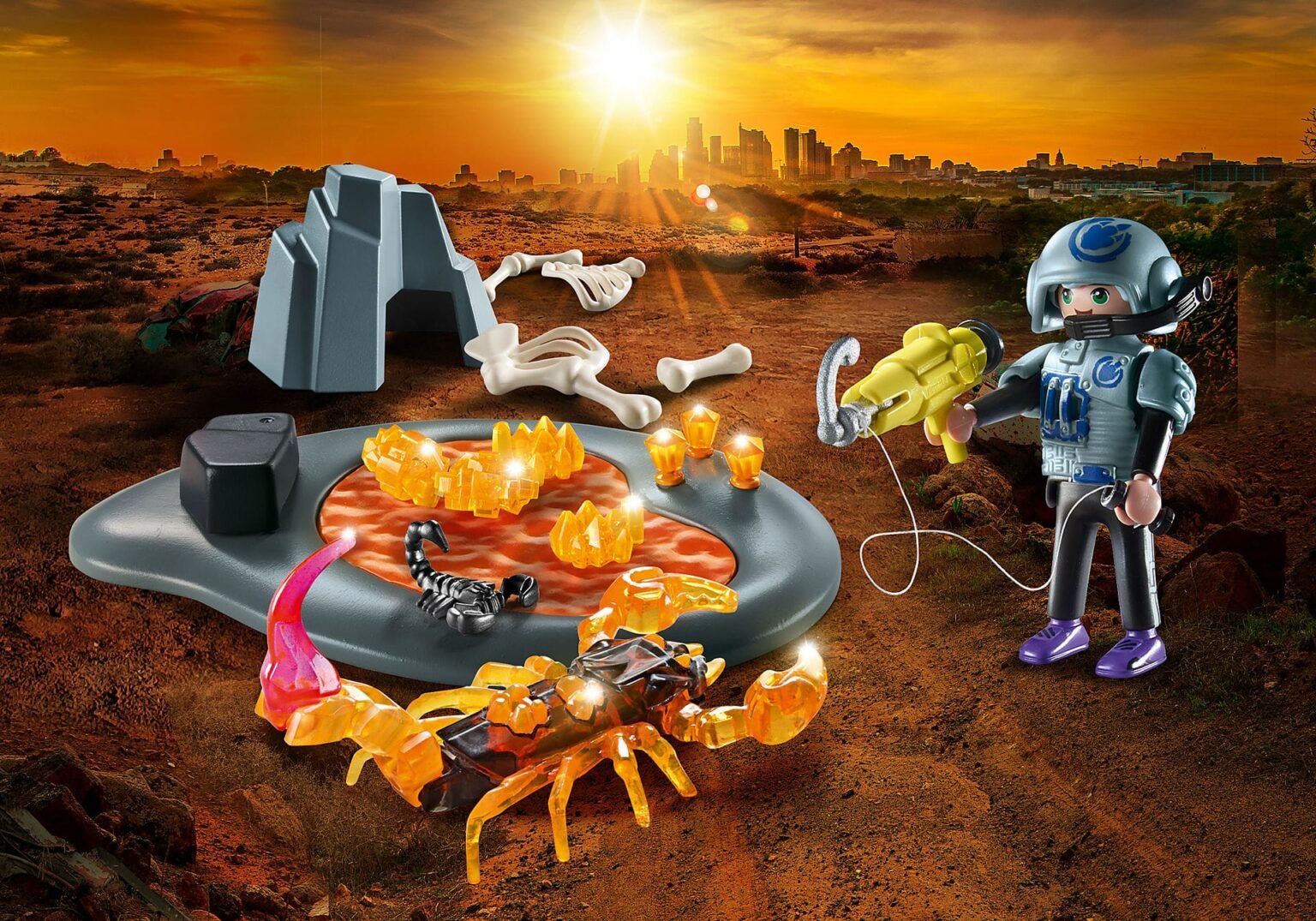 Playmobil 70909 Starter Pack Dino Rise: Fire Scorpion สตาร์ทเตอร์ แพ็ค ไดโน ไรซ์ : แมงป่องไฟ