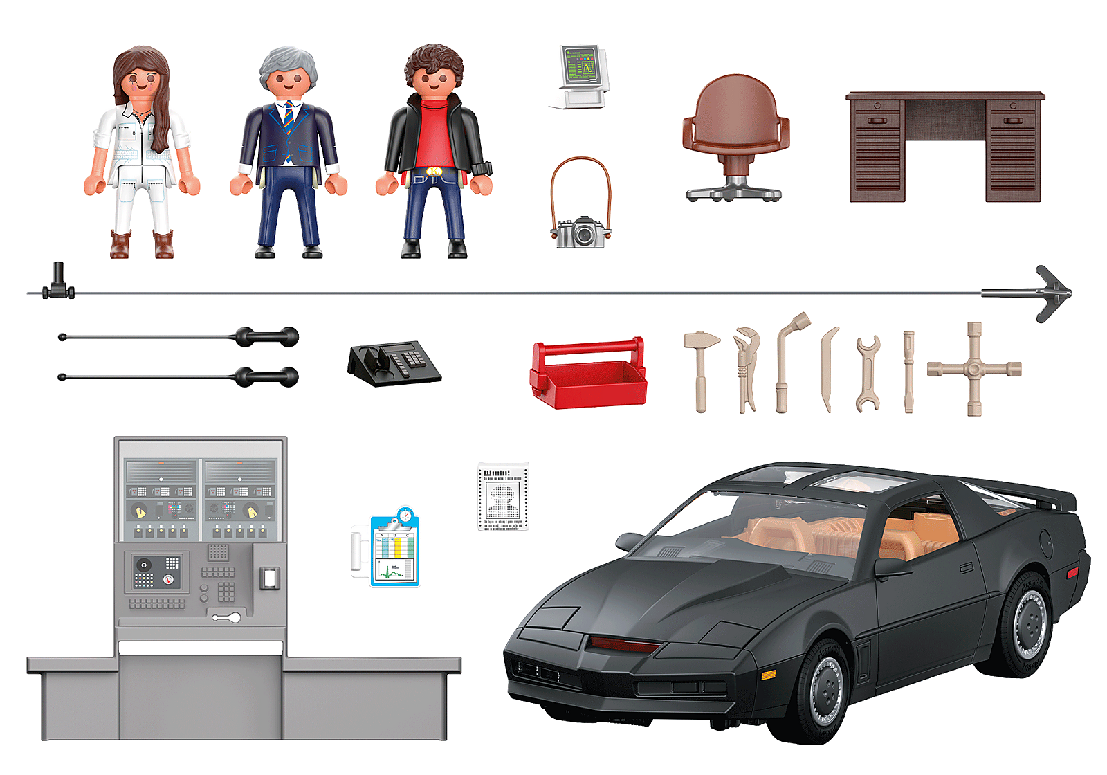 Playmobil 70924 Knight Rider K.I.T.T. มูฟวี่คาร์ รถไนท์ไรเดอร์ K.I.T.T. - Image 4