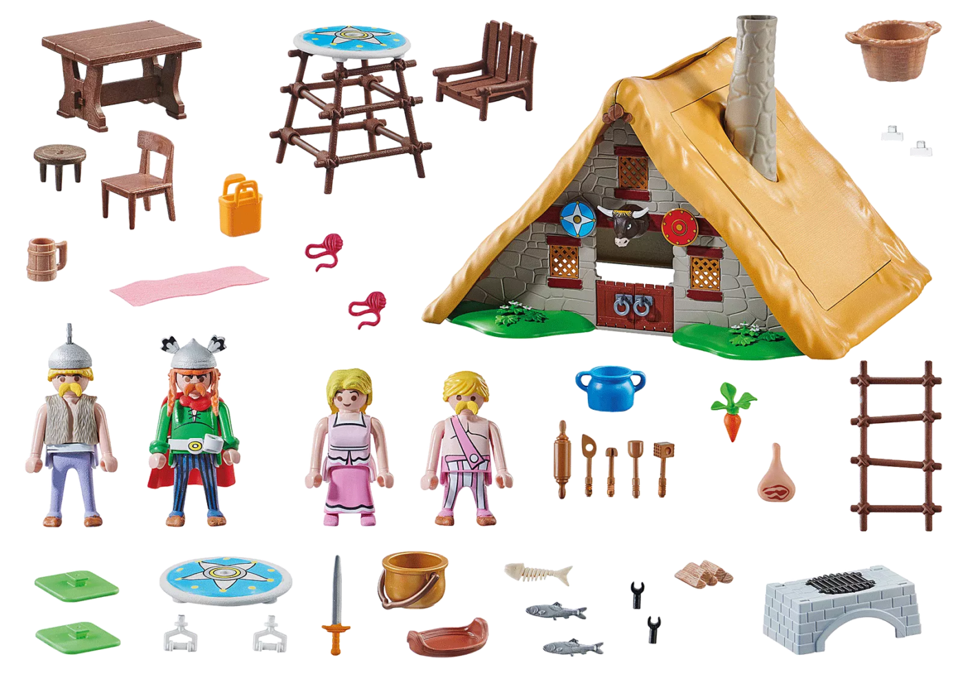 Playmobil 70932 Asterix Hut of Vitalstatistix แอสเทอริค กระท่อมของ Vitalstatistix - Image 3
