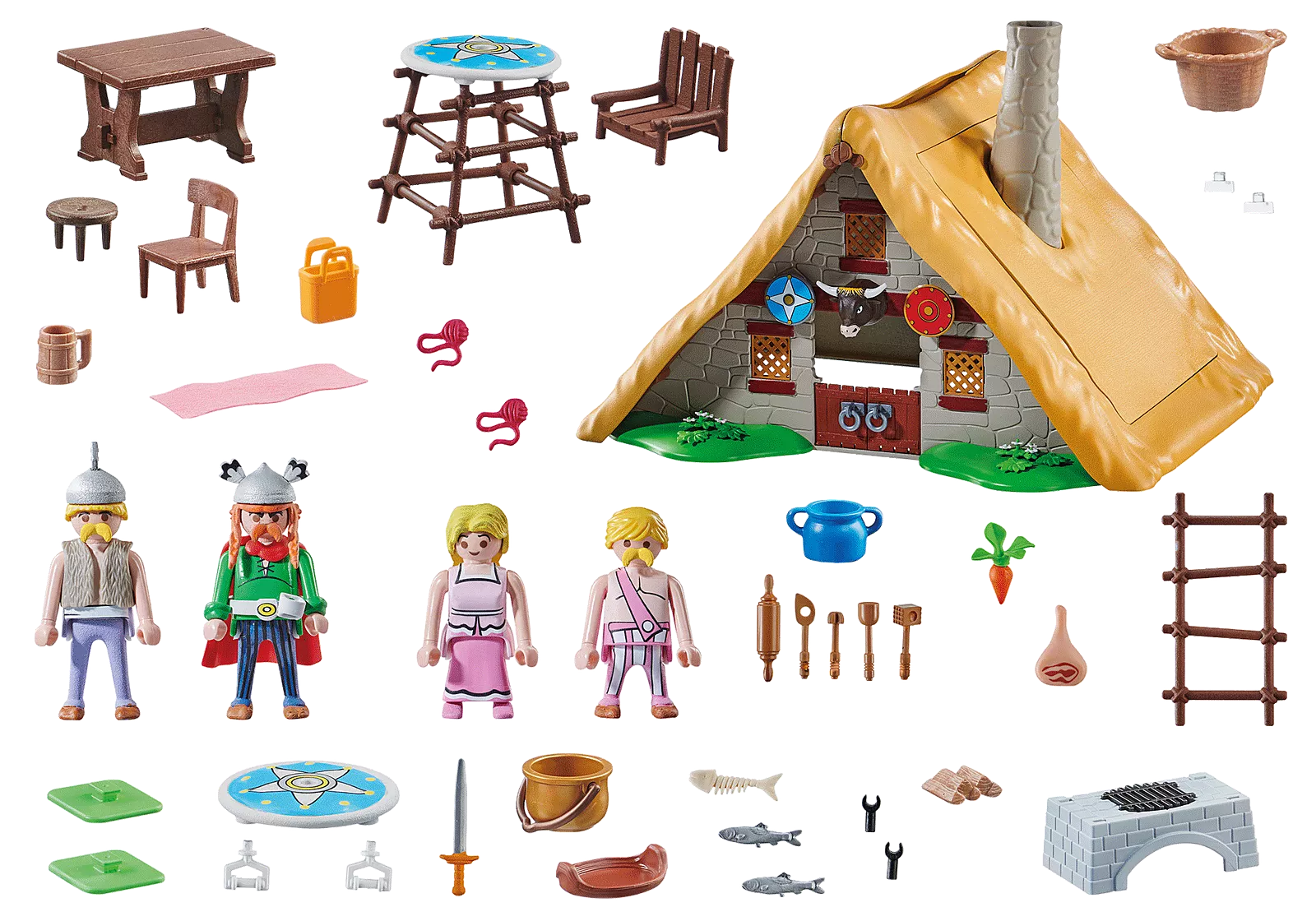 Playmobil 70932 Asterix Hut of Vitalstatistix แอสเทอริค กระท่อมของ Vitalstatistix - Image 3