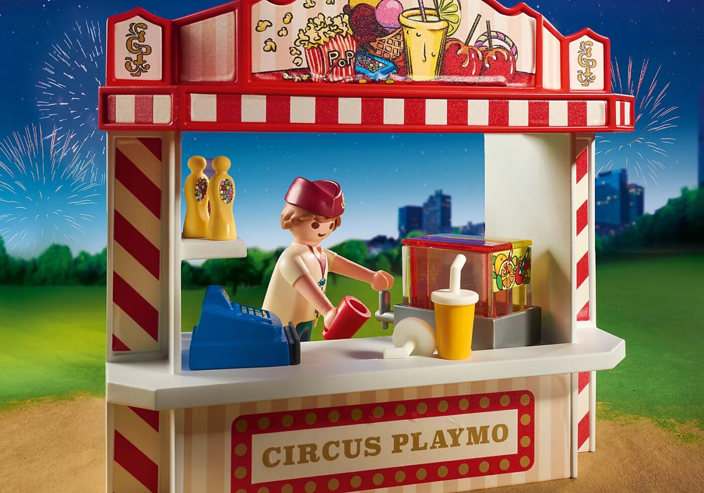 Playmobil 70966 PLAYMOBIL® PLUS Circus Food Stand คณะละครสัตว์ ร้านอาหาร - Image 4