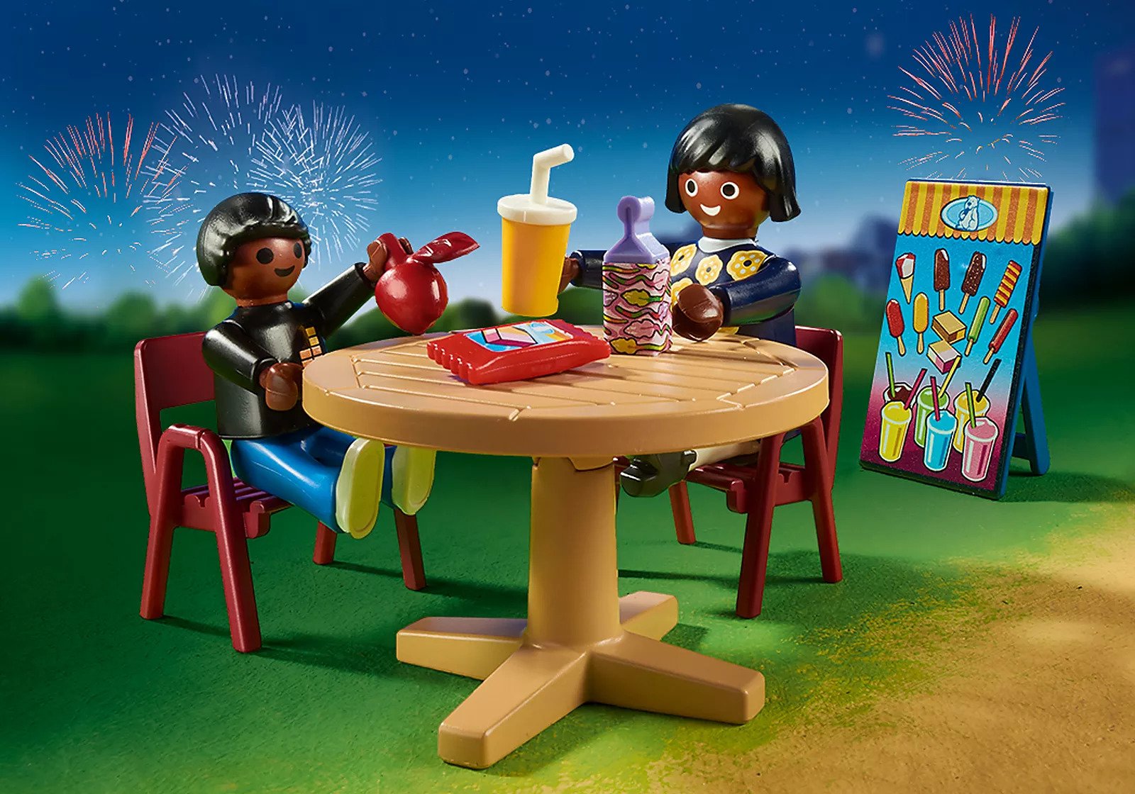 Playmobil 70966 PLAYMOBIL® PLUS Circus Food Stand คณะละครสัตว์ ร้านอาหาร - Image 5