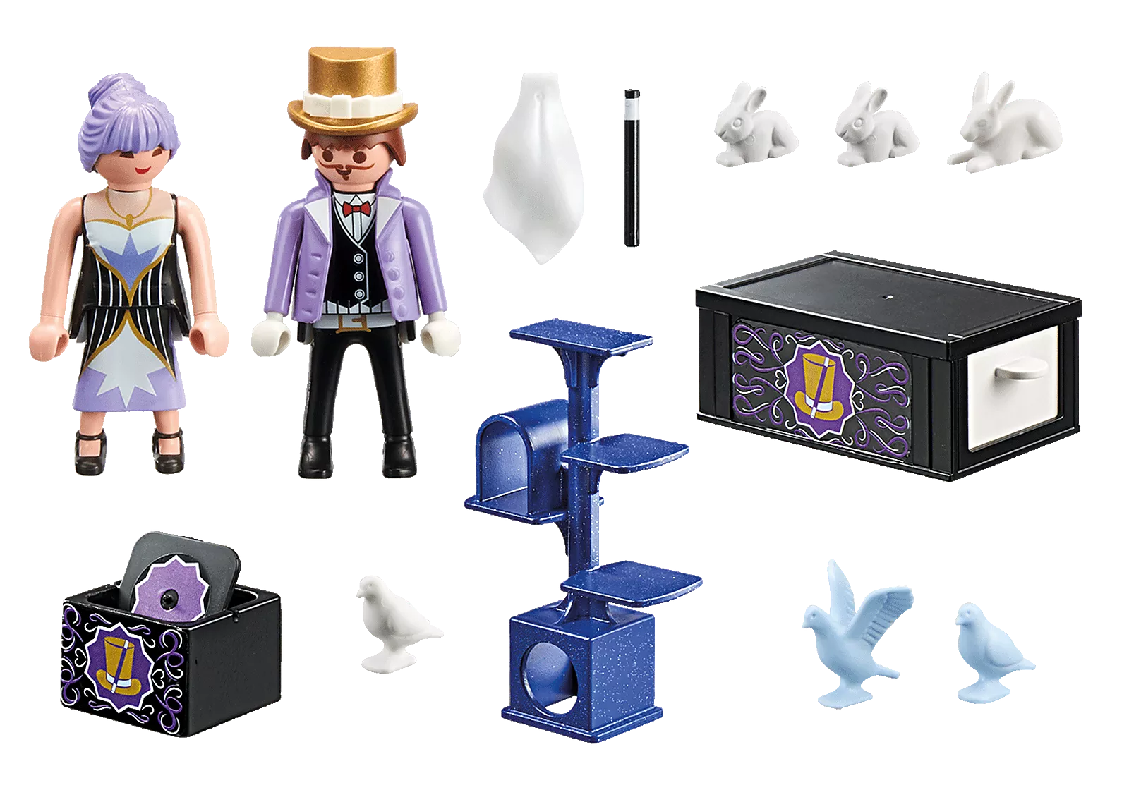 Playmobil 70969 Circus Magic Show ของเล่นบทบาทสมมติ คณะละครสัตว์ การแสดงมายากล - Image 3