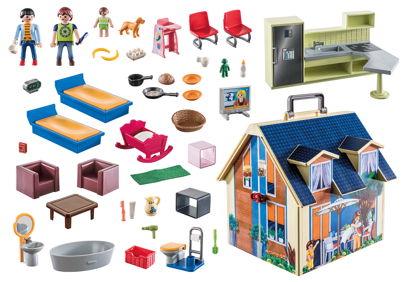Playmobil 70985 Take along Dollhouse ดอลล์เฮ้าส์ บ้านกระเปาหิ้ว - Image 3