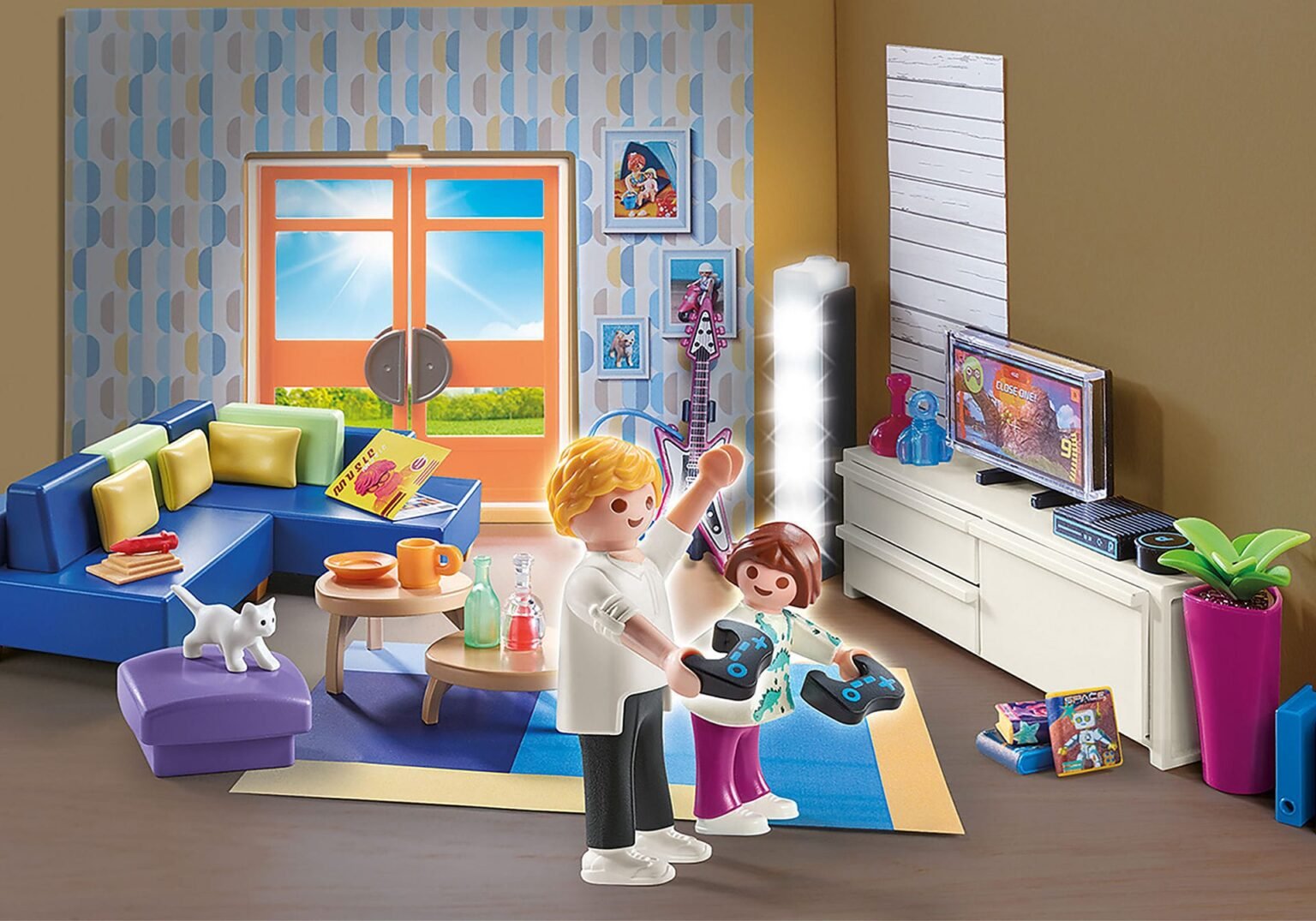 Playmobil 70989 ModernHouse Family Room โมเดิร์นเฮ้าส์ ห้องครอบครัว