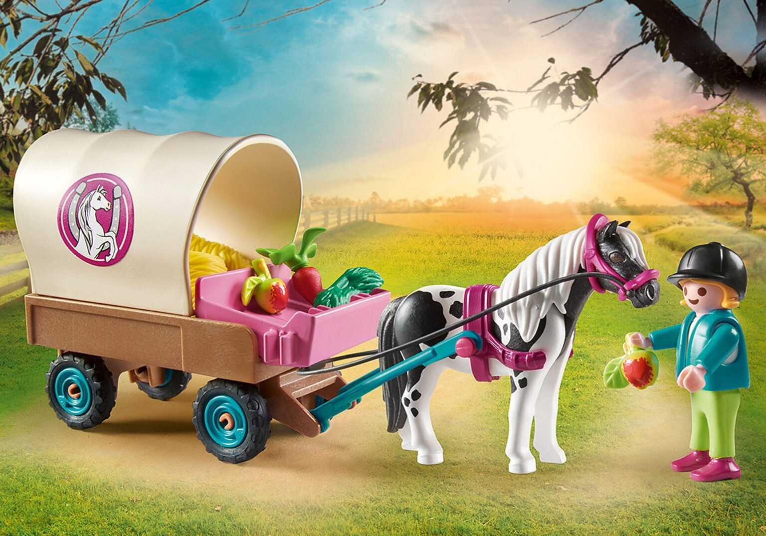 Playmobil 70998 Horse Farm Pony Wagon ฟาร์มม้า เกวียนม้าโพนี่