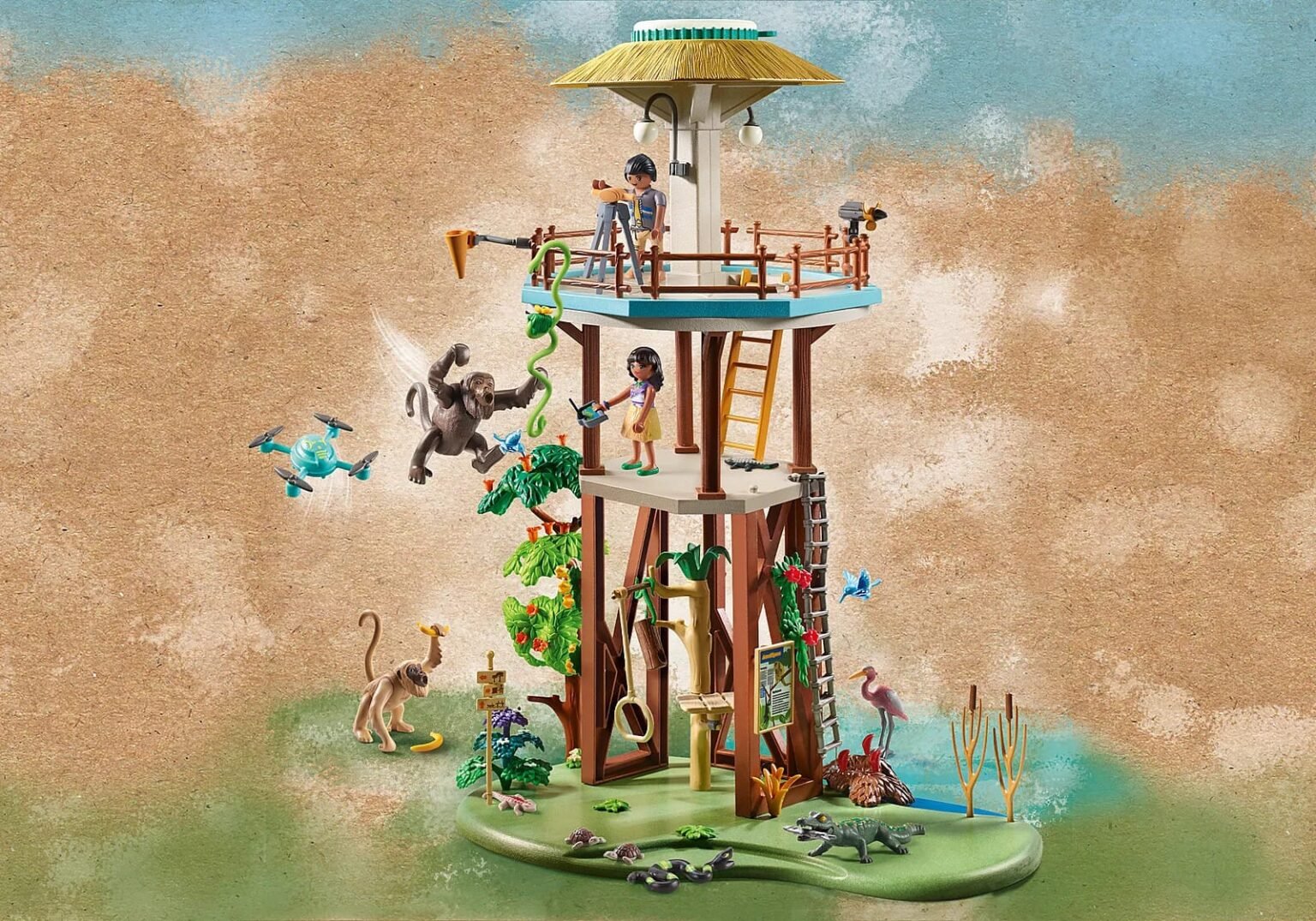 Playmobil 71008 Wiltopia Research Tower with Compass วิลโทเปีย หอวิจัยพร้อมเข็มทิศ