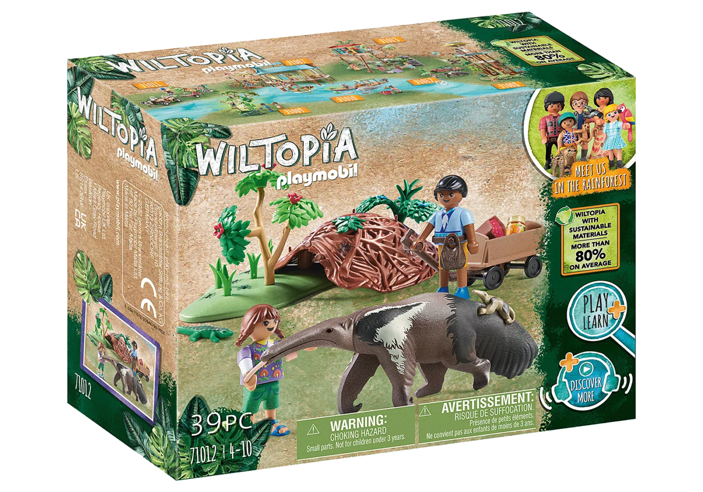 Alternative view of Playmobil 71012 Wiltopia Anteater Care วิลโทเปีย การดูแลตัวกินมด