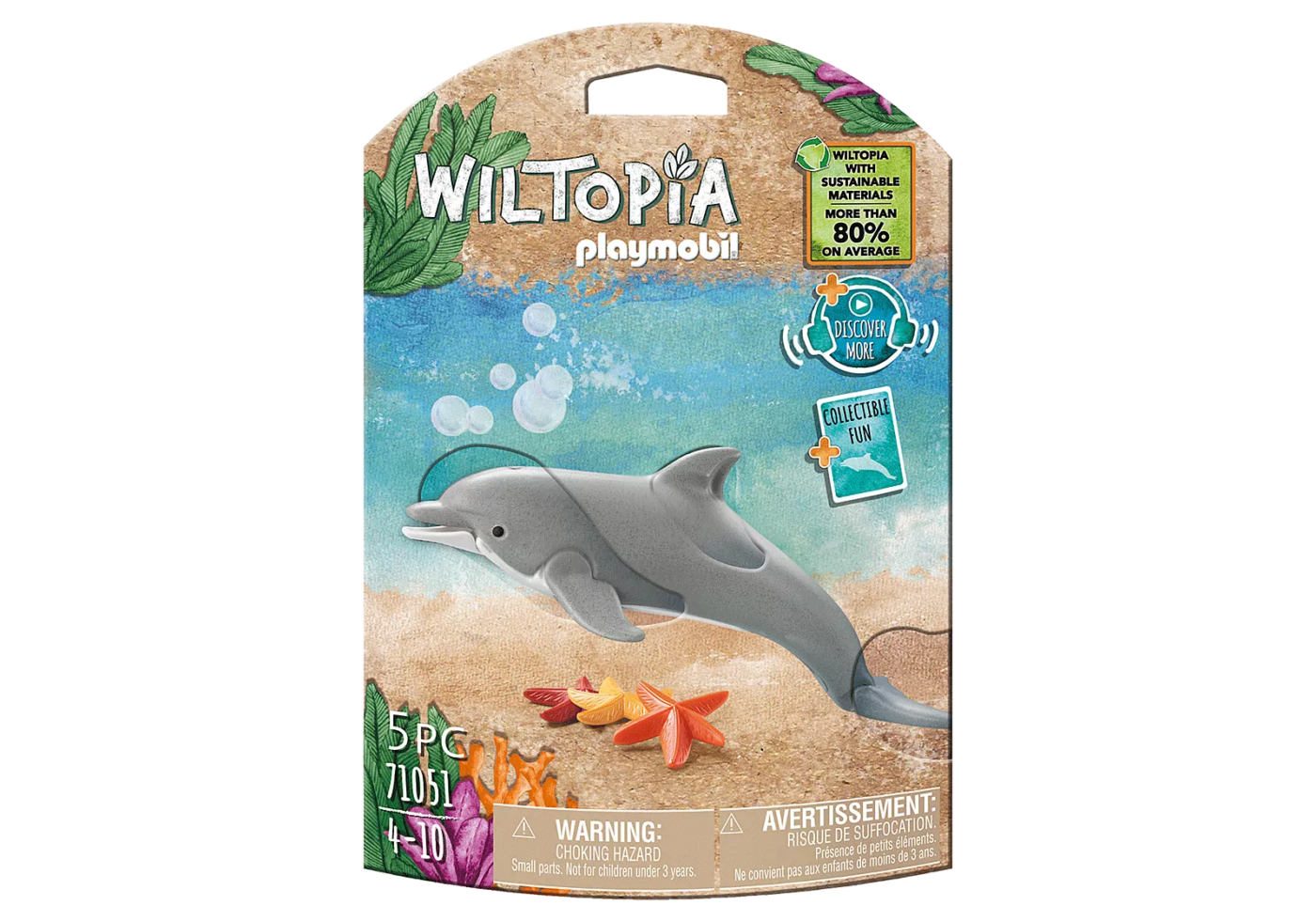 Alternative view of Playmobil 71051 Wiltopia Dolphin วิลโทเปีย โลมา