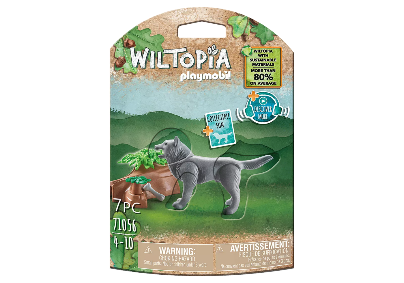 Alternative view of Playmobil 71056 Wiltopia Wolf วิลโทเปีย หมาป่า