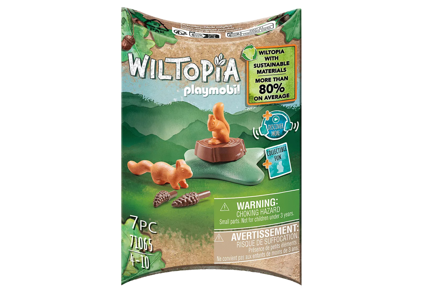 Alternative view of Playmobil 71065 Wiltopia Squirrels วิลโทเปีย กระรอก