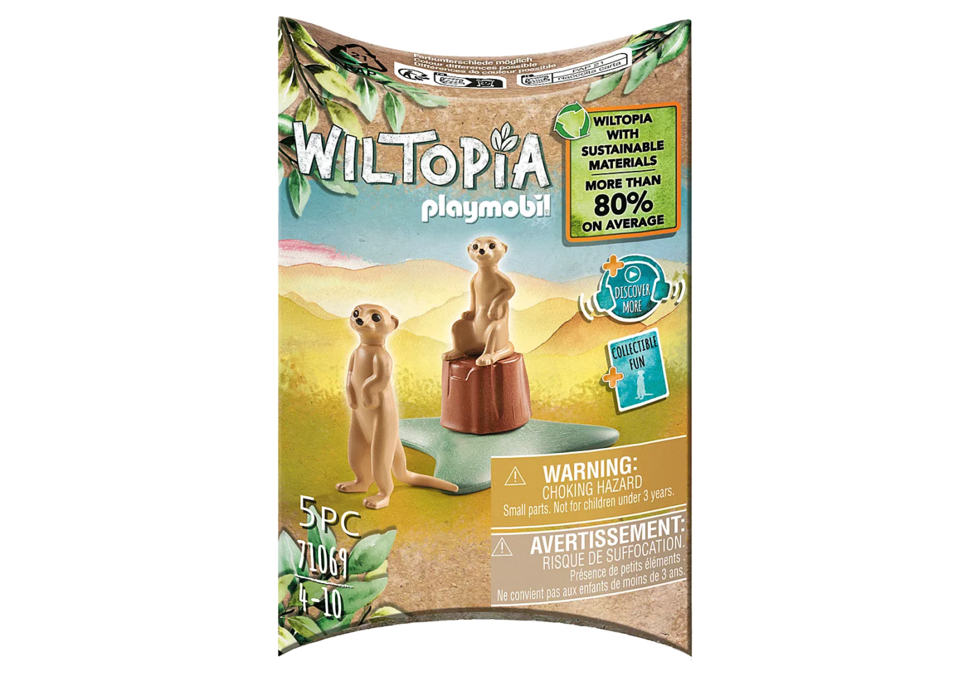 Alternative view of Playmobil 71069 Wiltopia Meerkats วิลโทเปีย เมียร์แคท