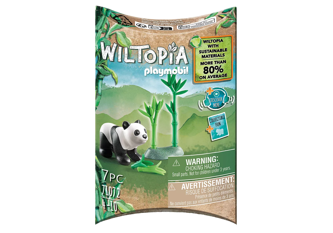 Alternative view of Playmobil 71072 Wiltopia Young Panda วิลโทเปีย ลูกแพนด้า
