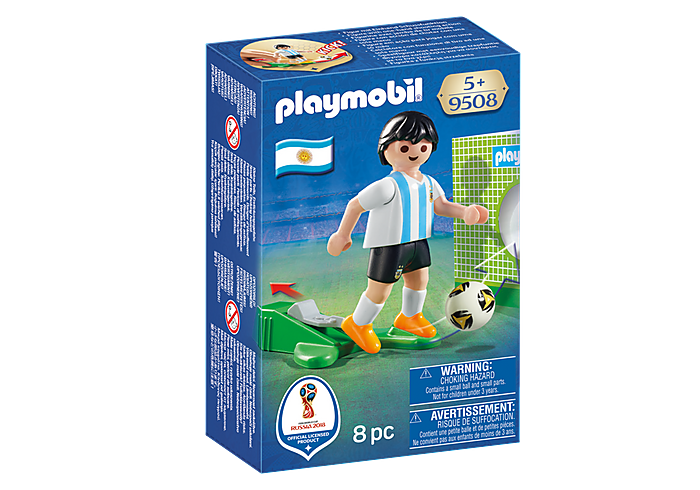 Alternative view of Playmobil 9508 National Team Player Argentina ฟีฟ่า นักเตะทีมชาติอาร์เจนติน่า